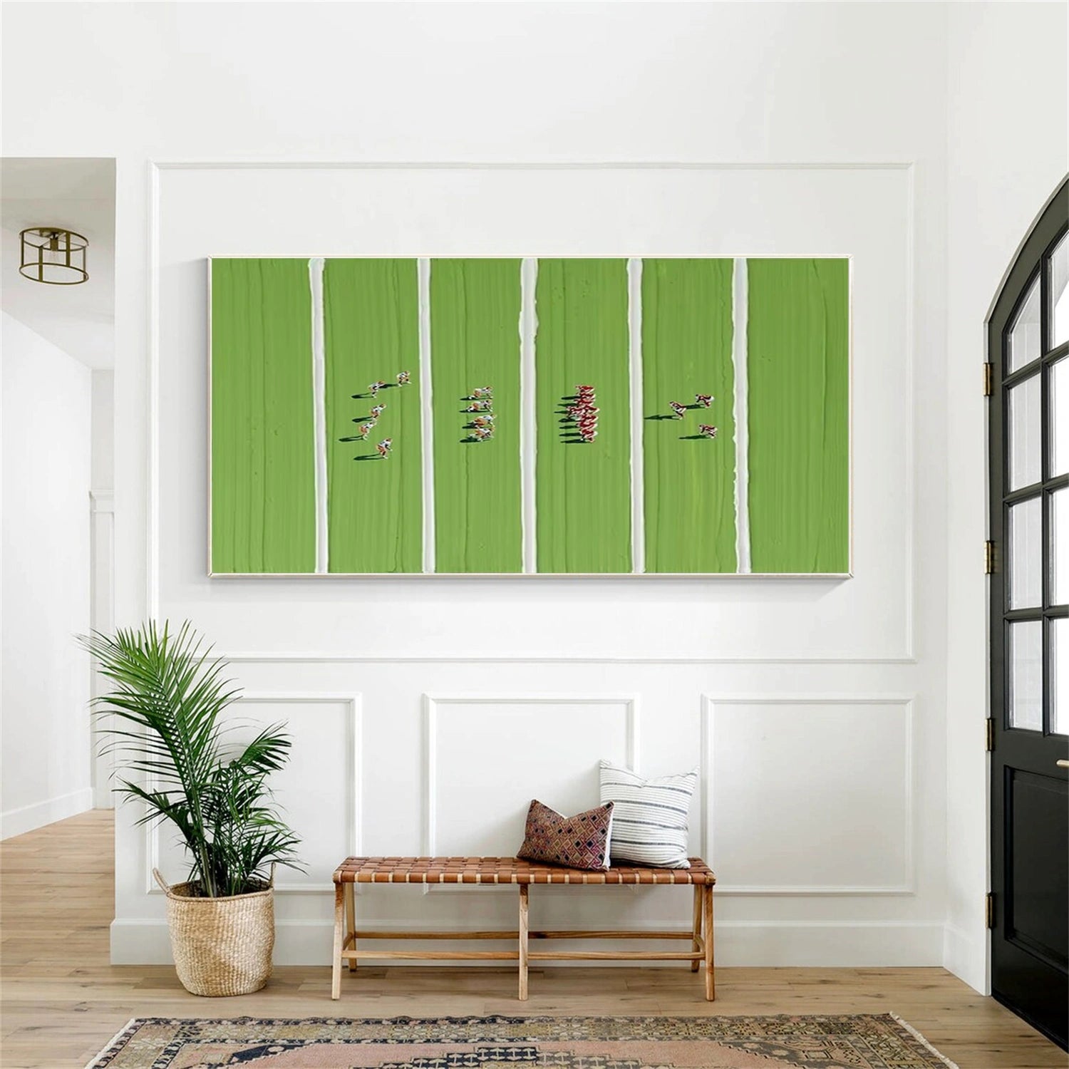 American Football Sports Art Painting Canvas Wall Decor #SA007 - Perfect for Man Cave, Game Room, and Sports Fan Gifts