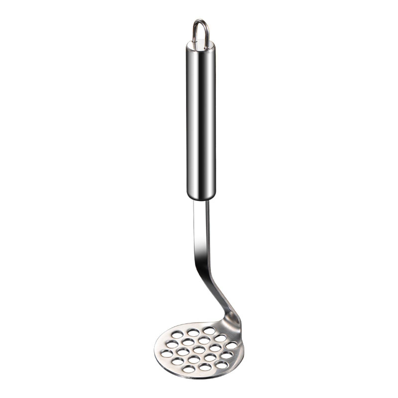 Premium Stainless Steel Potato Masher - Heavy Duty Kitchen Tool for Smooth Mashed Potatoes, Sweet Potatoes & Vegetables - Ideal for Home Cooking, Baking & Meal Prep