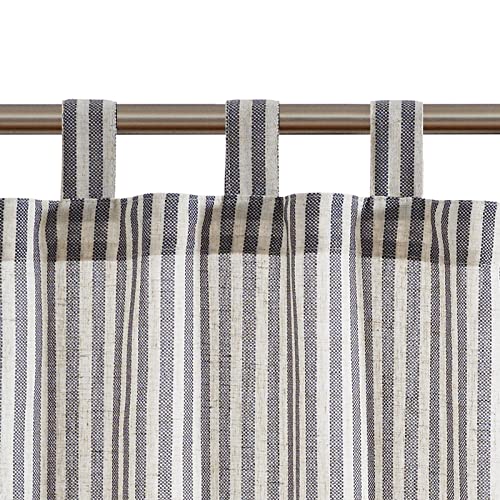 Tab Top Striped Black