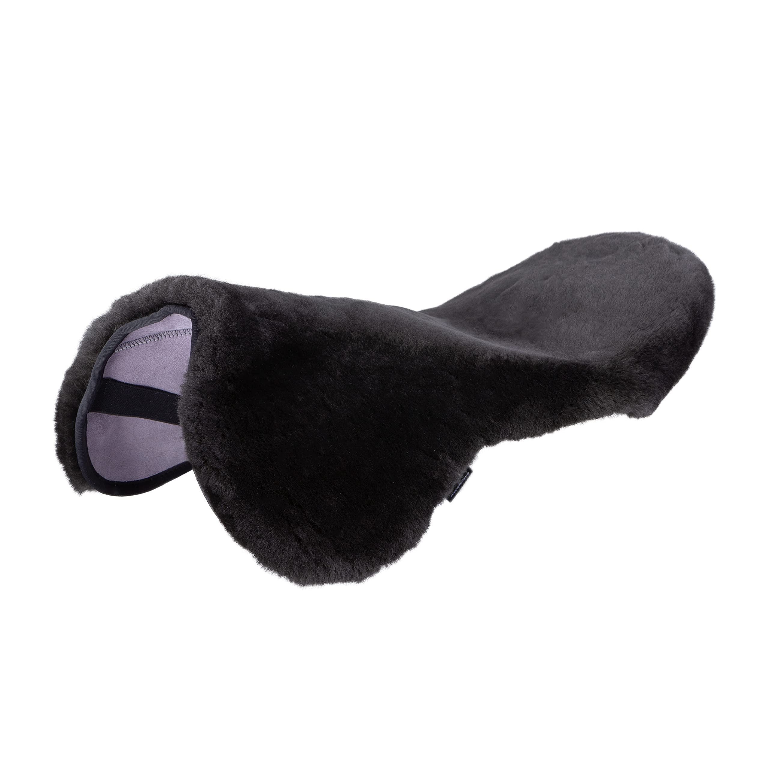 Premium English Horse Saddle Seat Saver - Genuine Sheepskin Equestrian Riding Pad for Comfort & Protection | Ideal for Dressage, Show Jumping & Trail Riding