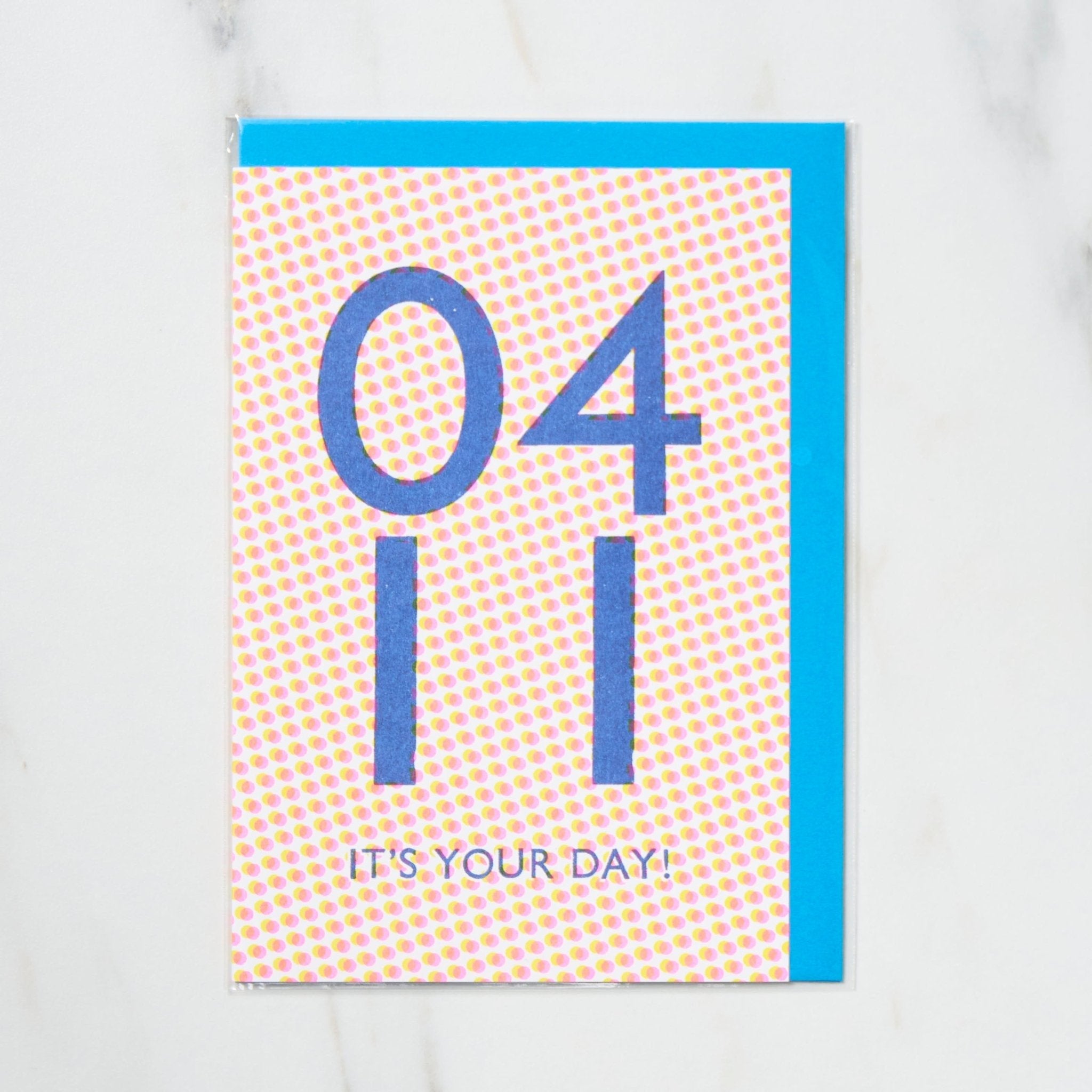 365 Find Your Day Card - April Edition | Premium Letterpress Greeting Card for Birthdays, Anniversaries & Special Occasions