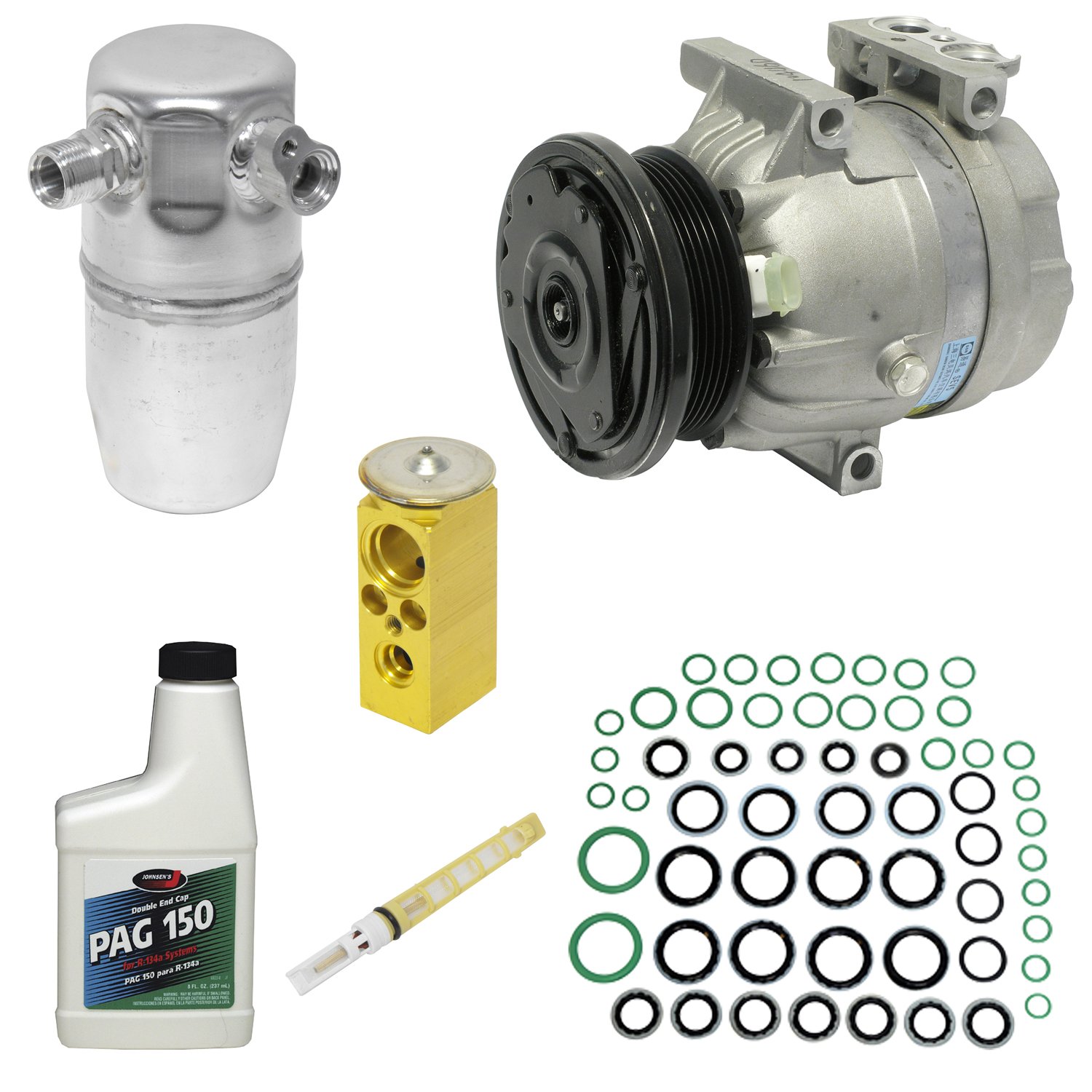 UAC KT 3699 A/C Compressor and Component Kit - 1 Pack | High-Performance Auto Air Conditioning Parts for Cars & Trucks | Perfect for AC System Repair & Replacement