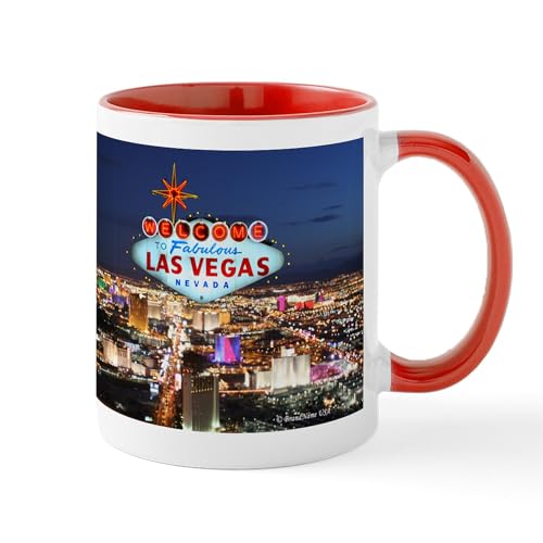 White/Red Inside - Las Vegas Mug