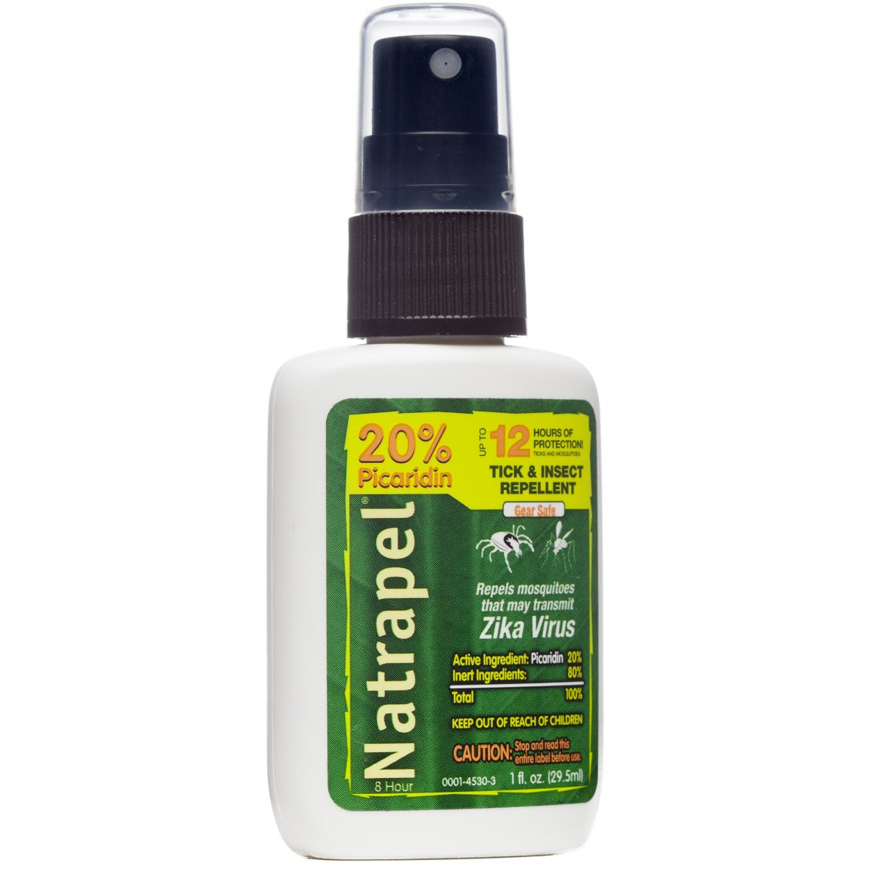 Natrapel 12-Hour Natural Insect Repellent Spray - 1 oz Pump Bottle for Outdoor Camping, Hiking & Travel Protection