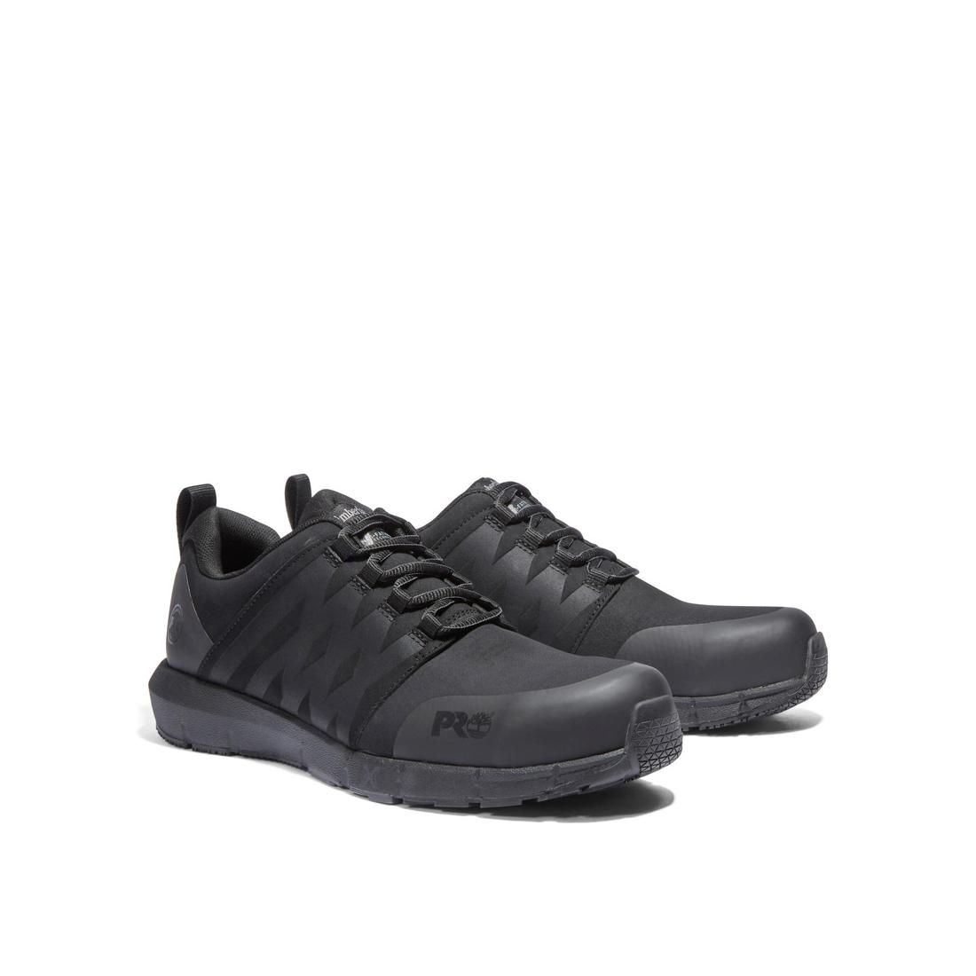Radius EH Composite Toe Work Shoes for Men - Black Safety Boots with Electrical Hazard Protection | Ideal for Construction, Warehouse & Industrial Work