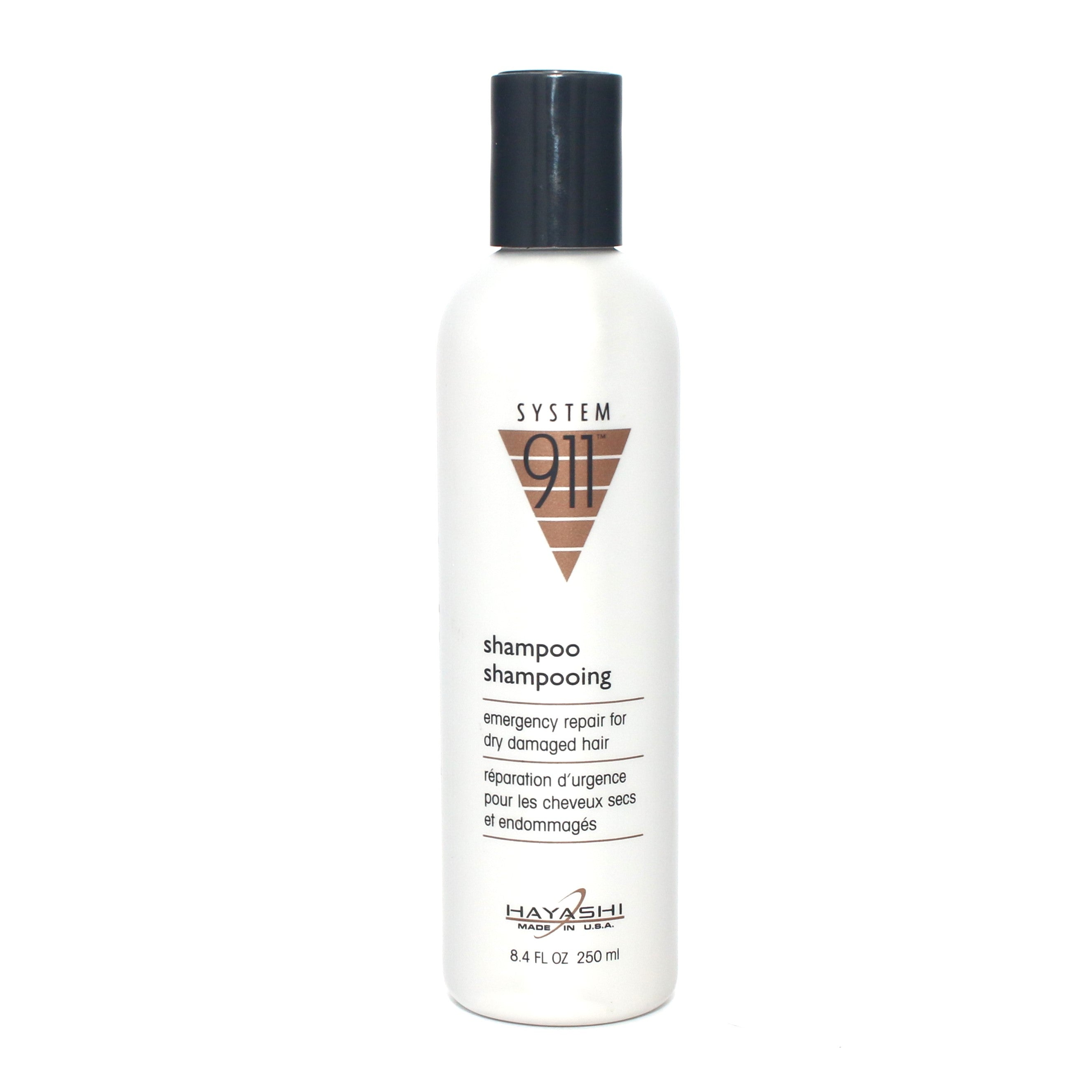 Hayashi System 911 Shampoo for Hair Growth - 8.4 oz Bottle - Volumizing & Strengthening Shampoo for Thinning Hair - Perfect for Daily Use at Home or Salon