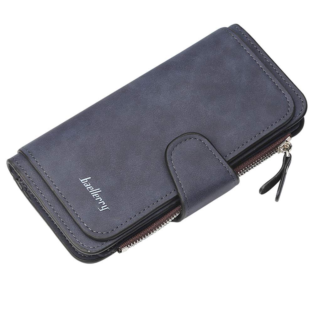 Stylish Leather Multi-Card Wallet for Women - RFID Blocking Credit Card Holder & Travel Organizer Clutch Purse | Perfect for Everyday Use, Business Travel & Shopping