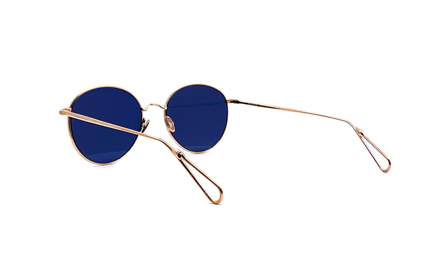 Ahlem Place de la Madeleine Sunglasses - NT Brushed Rose Gold Frame Fashion Shades for Women - Perfect for Beach, Driving & Outdoor Activities