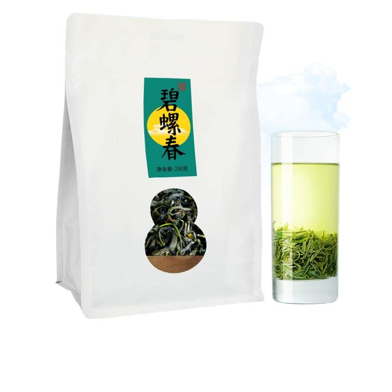 Premium Biluochun Green Tea 250g (8.8oz) - Authentic Sichuan Spring Tea with Rich Aroma - Loose Leaf Chinese Tea for Daily Drinking, Gift Giving & Relaxation