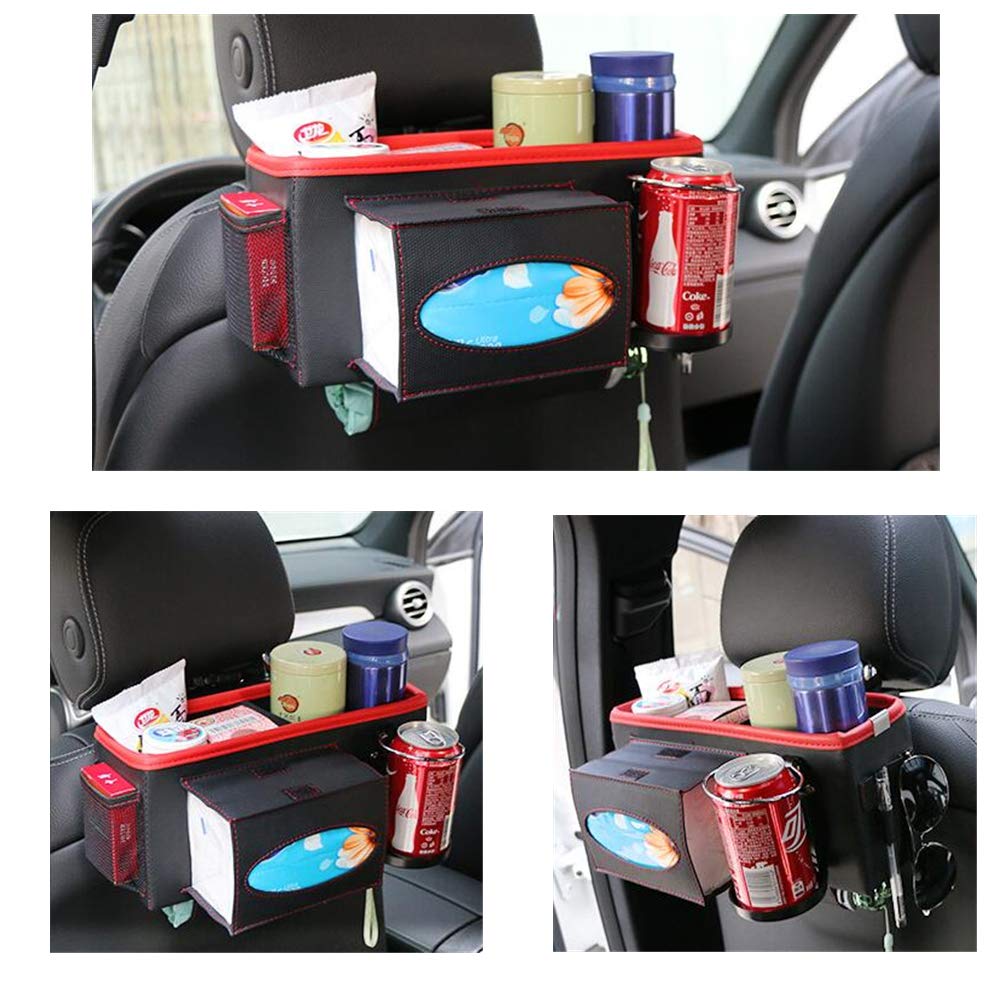 HWZ Car Seat Storage Bag - Waterproof Multifunctional Organizer for Car Seat Back, Trunk & Travel | Perfect for Baby Diapers, Toys, Snacks & Road Trips