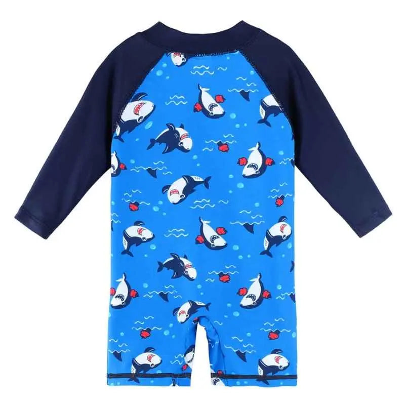 Long Sleeve Cartoon Kids Swimwear - UV Protection One Piece Bathing Suit for Boys & Girls | Perfect for Beach, Pool & Water Play