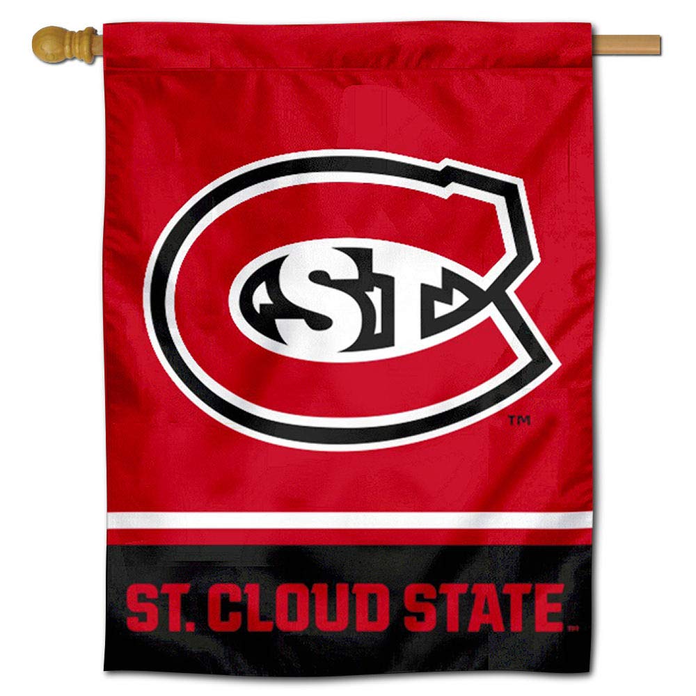 St. Cloud State Huskies House Flag Banner - College Team Spirit Outdoor Decor for Game Day, Tailgating & Home Display