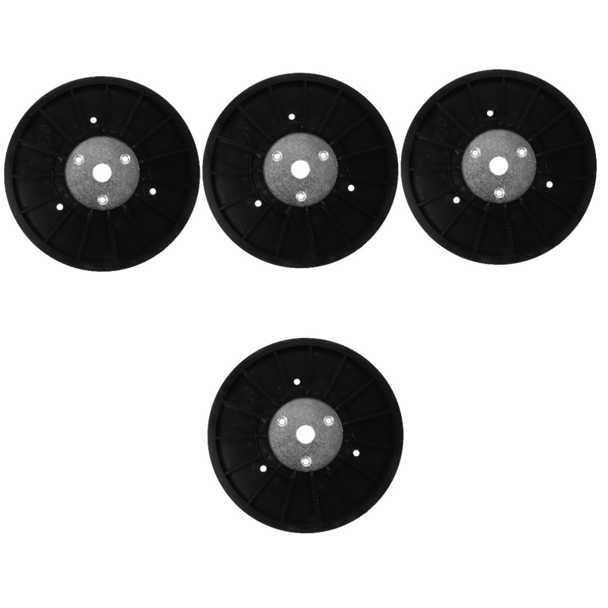 Milisten Exercise Bike Belt Pulley Drive Wheel - Durable Black Belt Drive Disc for Indoor Cycling & Spin Bikes - Perfect for Home Gym, Cardio Workouts & Fitness Training