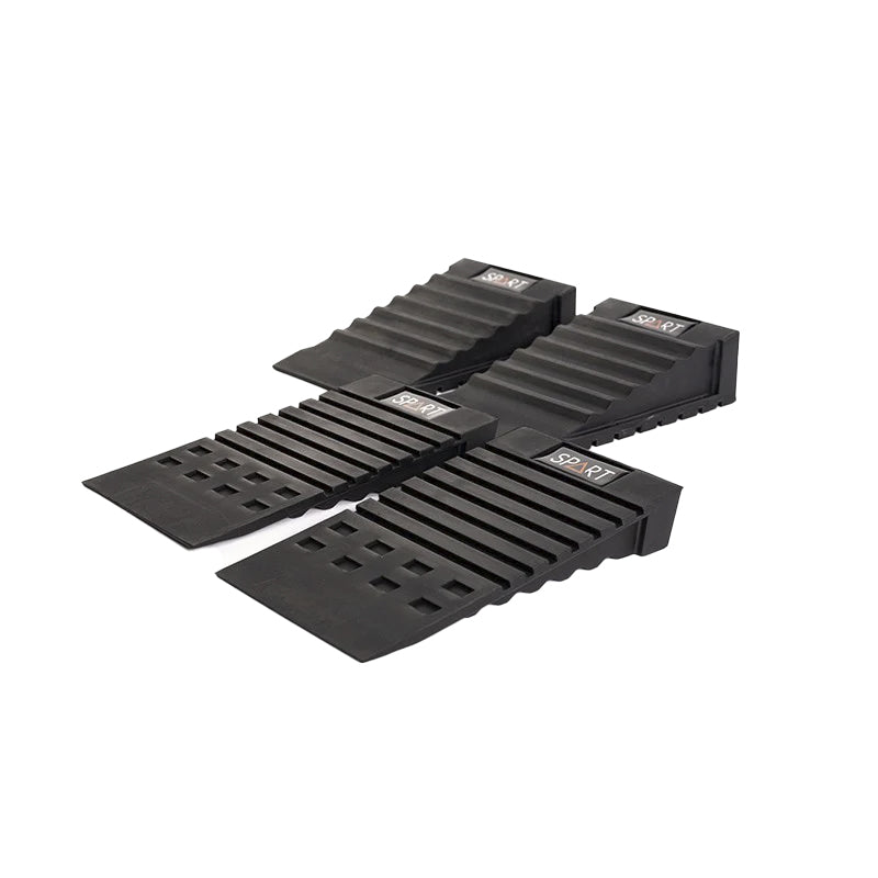 SPART Rubber Squat Wedge - Non-Slip Heel Support for Squats, Deadlifts & Weightlifting - Improve Form & Stability for Gym, Home & CrossFit Workouts