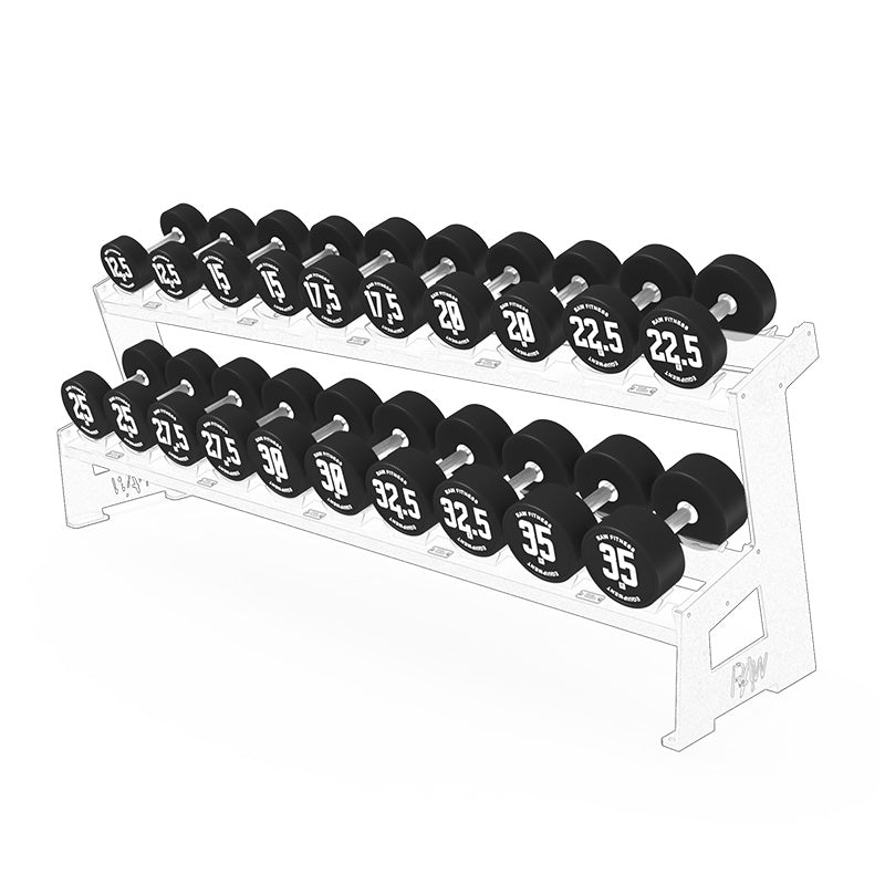 12.5-35KG Adjustable Dumbbell Set for Home Gym, Weight Training & Fitness - Heavy Duty Round CPU Design for Strength Training & Muscle Building