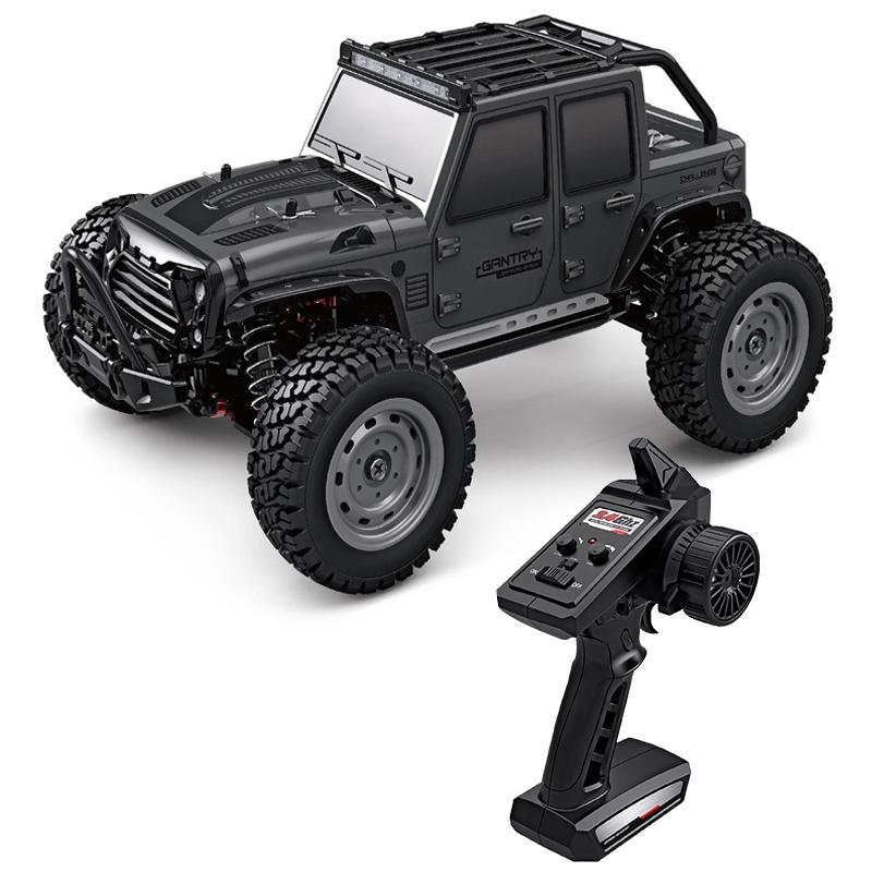 1/16 Scale 2.4GHz Electric 4WD Off-Road RC Car Toy - Dark Gray | High Speed Remote Control Racing Vehicle for Kids & Adults | Perfect for Outdoor Backyard, Park & Trail Adventures