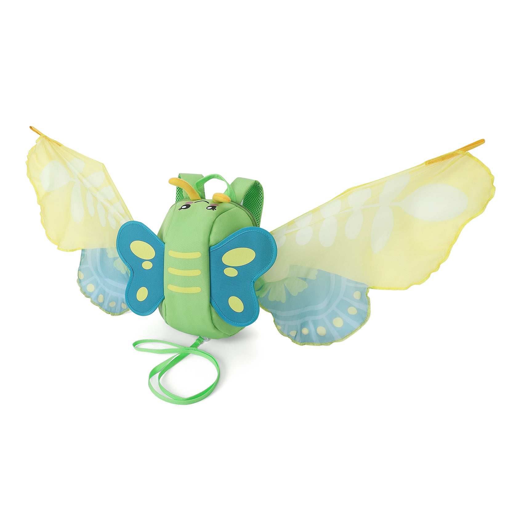 GARVEE 300D 3D Butterfly Kids Backpack for School - Lightweight Waterproof Bookbag with Adjustable Straps, Green - Perfect for Elementary Students, Daycare & Travel Accessories