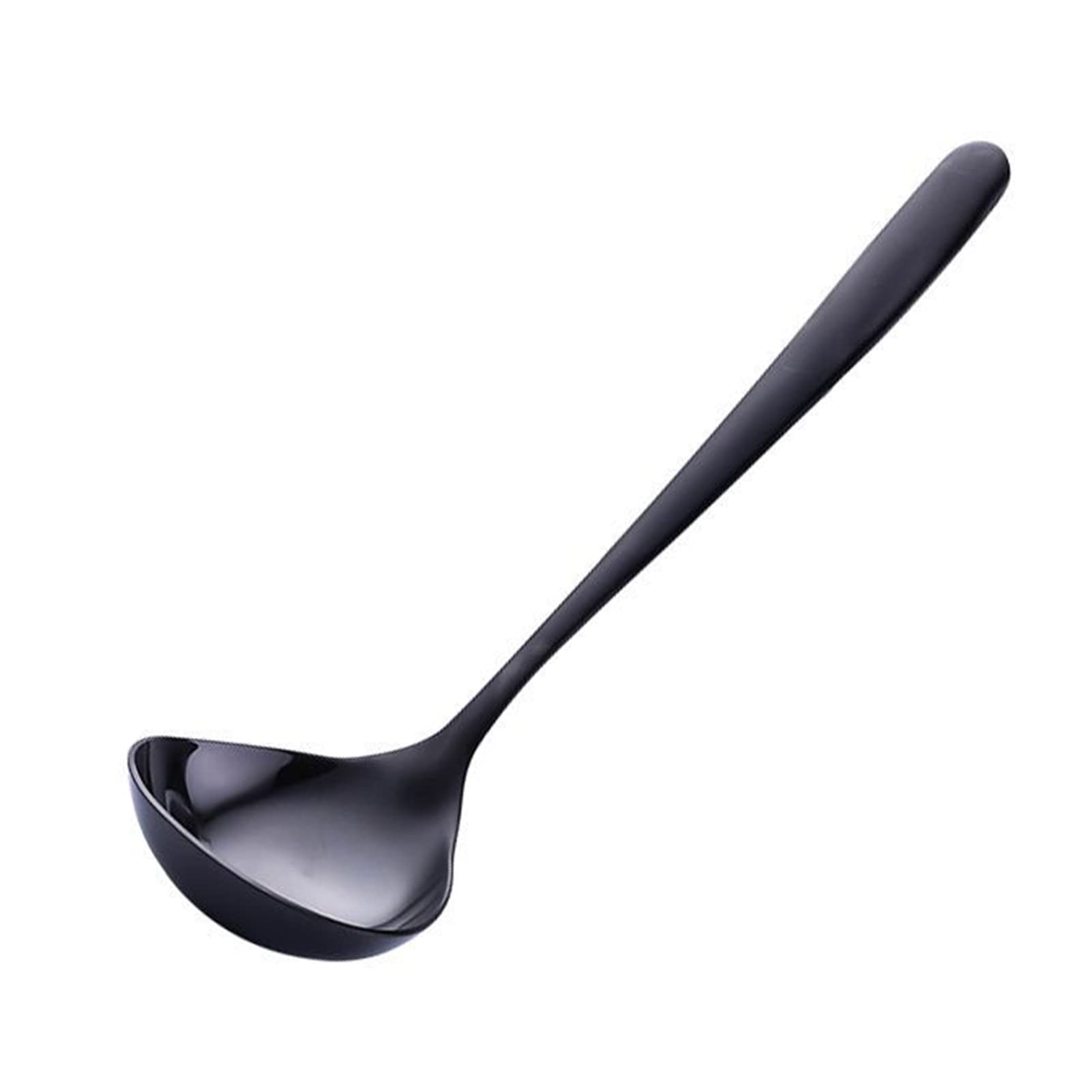 BPA-Free Deep Head Soup Ladle - Thickened Stainless Steel Stirring Spoon for Kitchen & Cooking - Perfect for Serving Soups, Stews, and Sauces