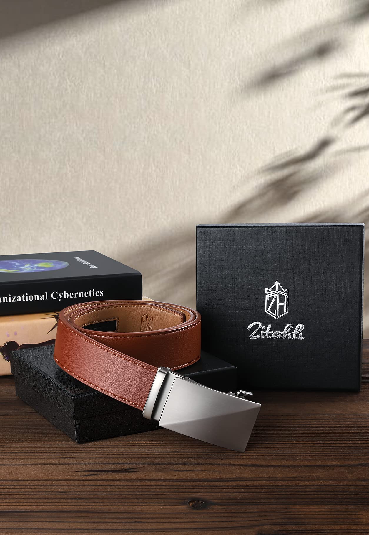 Premium Men's Ratchet Dress Belt - 1 3/8