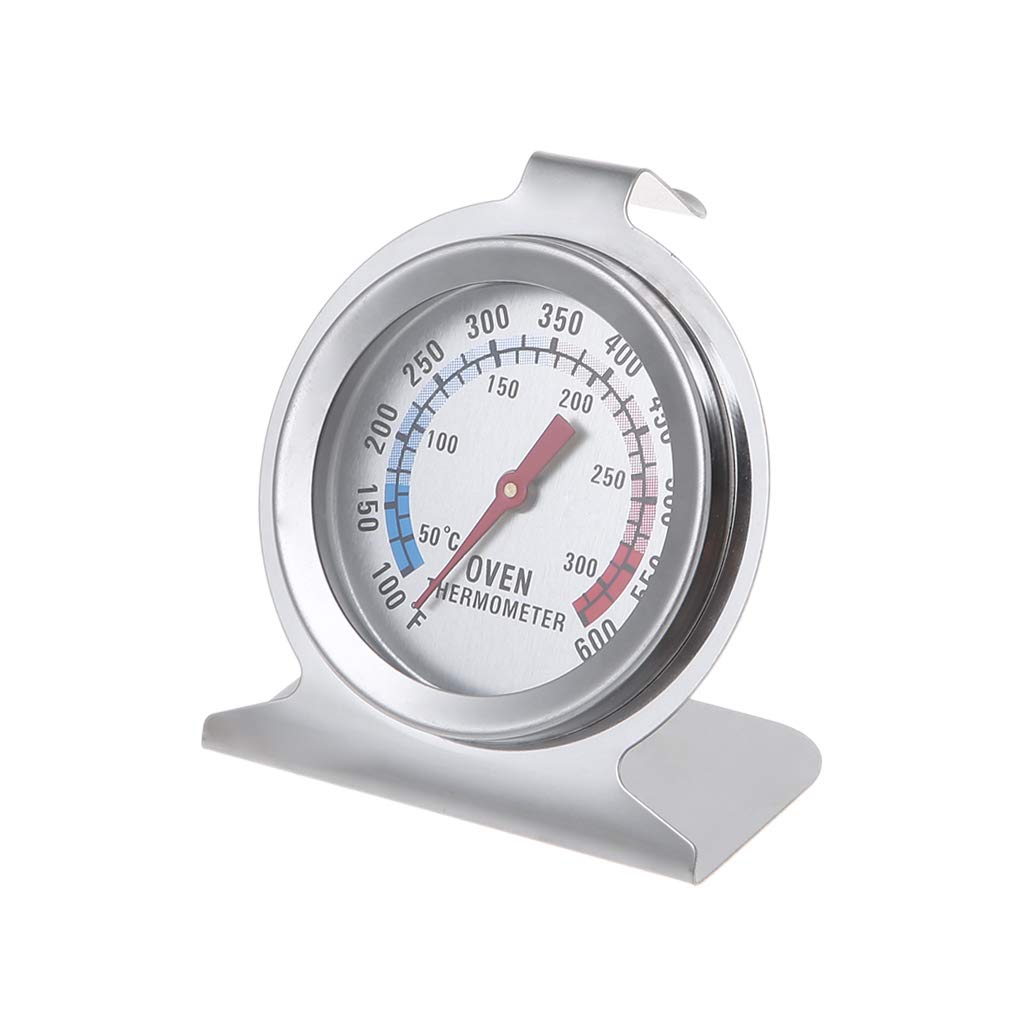 Youngy Dial Stainless Steel Oven Thermometer - High Accuracy Temperature Gauge for Baking, Cooking, Roasting - Perfect for Kitchen, BBQ, Pizza Oven & Home Baking Supplies