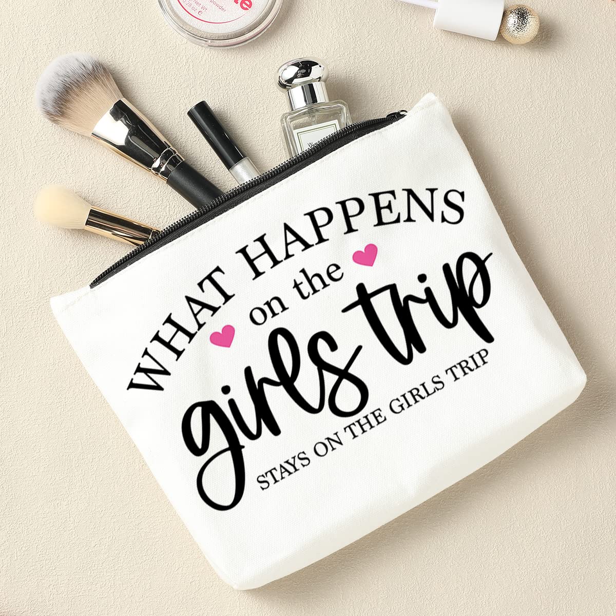 Stylish Travel Makeup Bag - Perfect Graduation Gift, Best Friend Gift & Sister Trip Present - Cosmetic Organizer Pouch with Zipper - Great for Christmas, Birthday & Friendship Gifts - Ideal for Travel, Daily Use & Gift-Giving Occasions