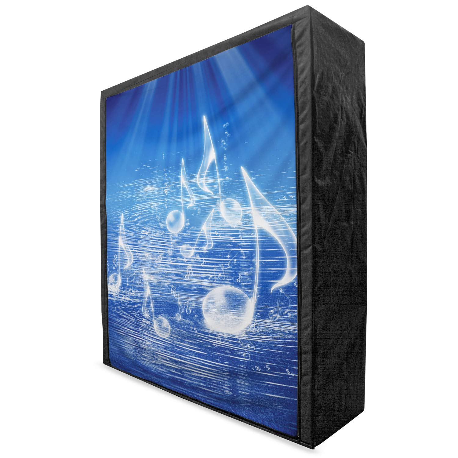 Ambesonne Music Themed Portable Fabric Wardrobe - 59