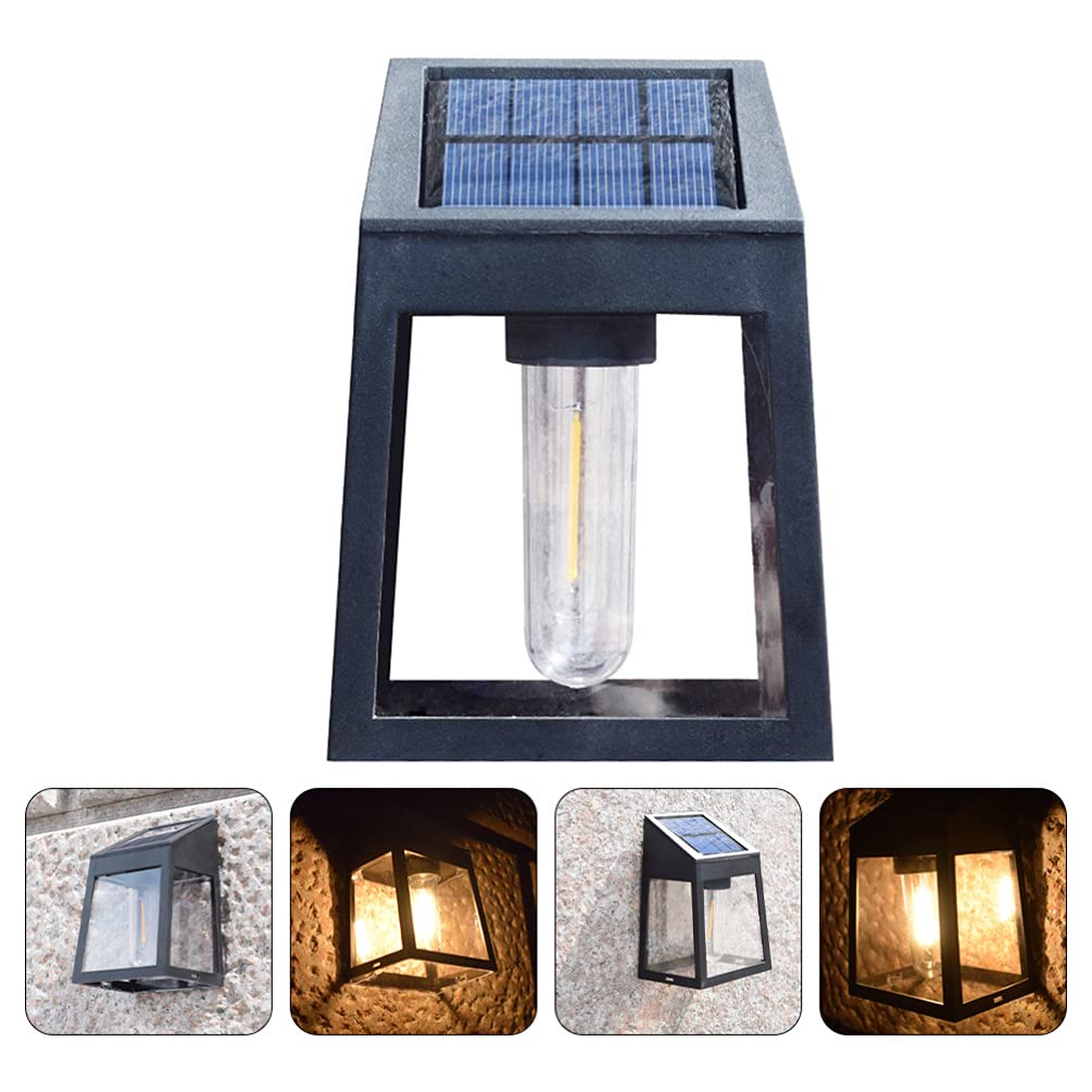 Solar Powered LED Wall Lights for Outdoor Decor - Waterproof Garden, Balcony, Fence & Stairway Lighting | Energy Efficient Solar Lights for Patio, Courtyard & Pathway Illumination (Perfect for Evening Ambience & Safety Lighting)