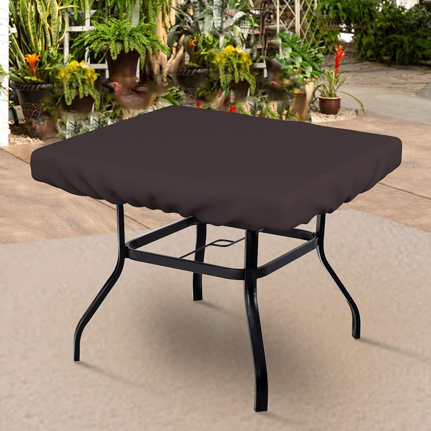 Heavy Duty 18 Oz Waterproof UV Resistant Outdoor Table Cover - 36