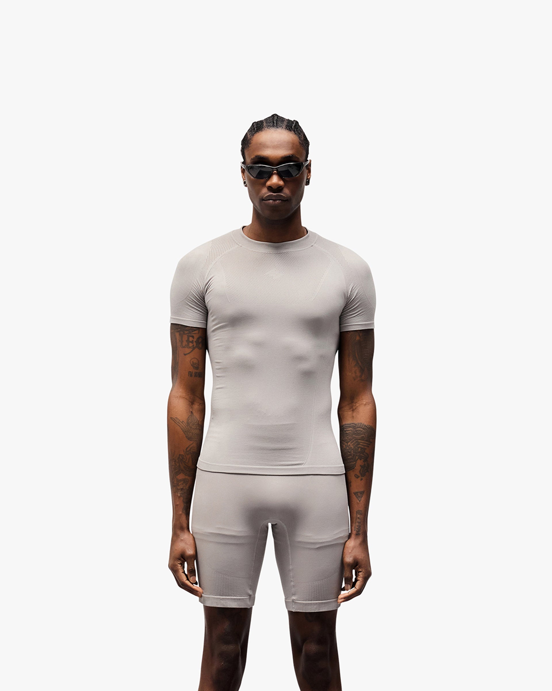 247 DNA Seamless T-Shirt for Men & Women - Titanium Performance Fabric - Gym Workout & Everyday Wear