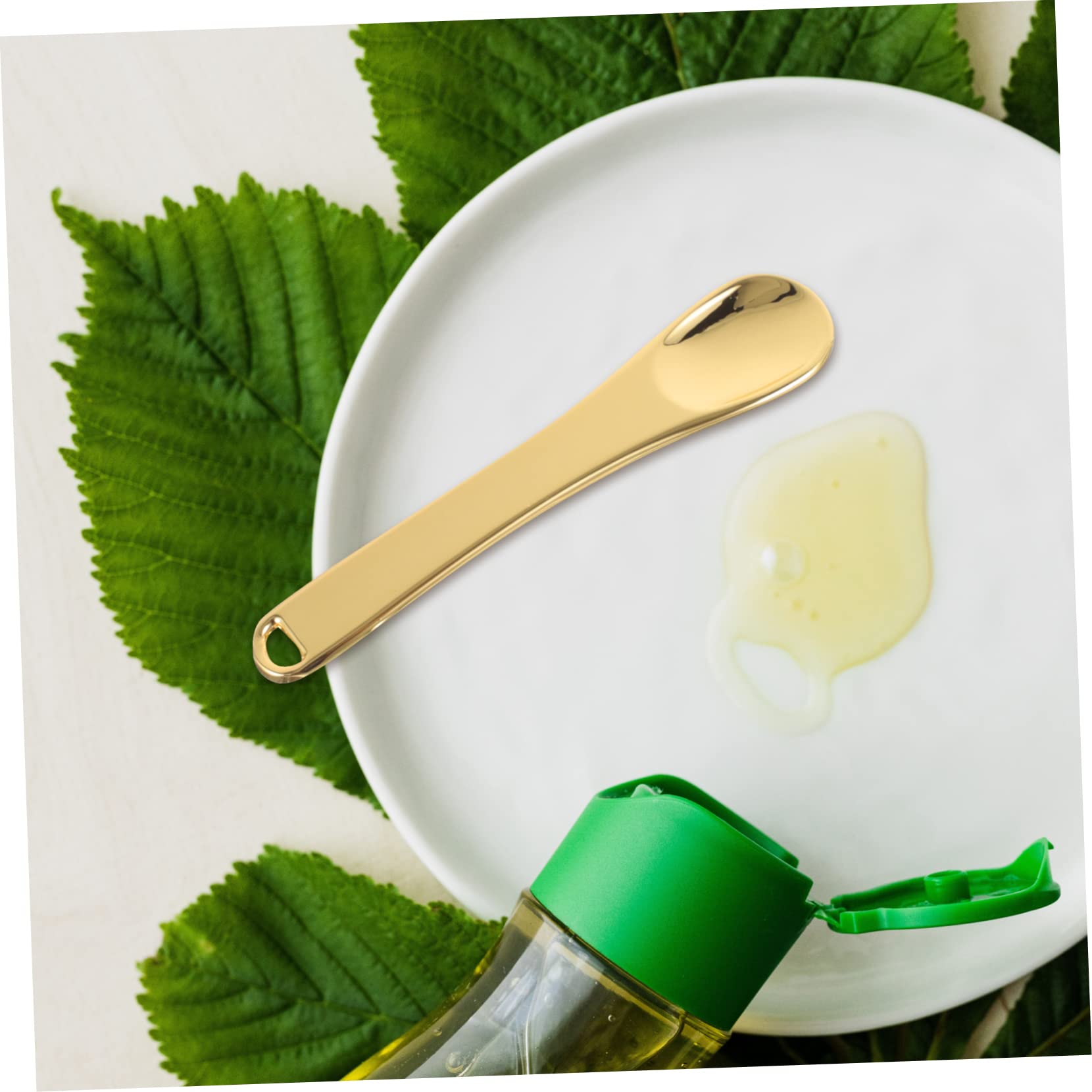 ULTECHNOVO 2-Pack Mini Makeup Spatulas - Skin Care & Lotion Applicator Tool - Non-Scratch Reusable Facial Cosmetic Spatula for Creams & Serums (3pcs x 2) - Perfect for Precise Makeup Application & Skincare Routine