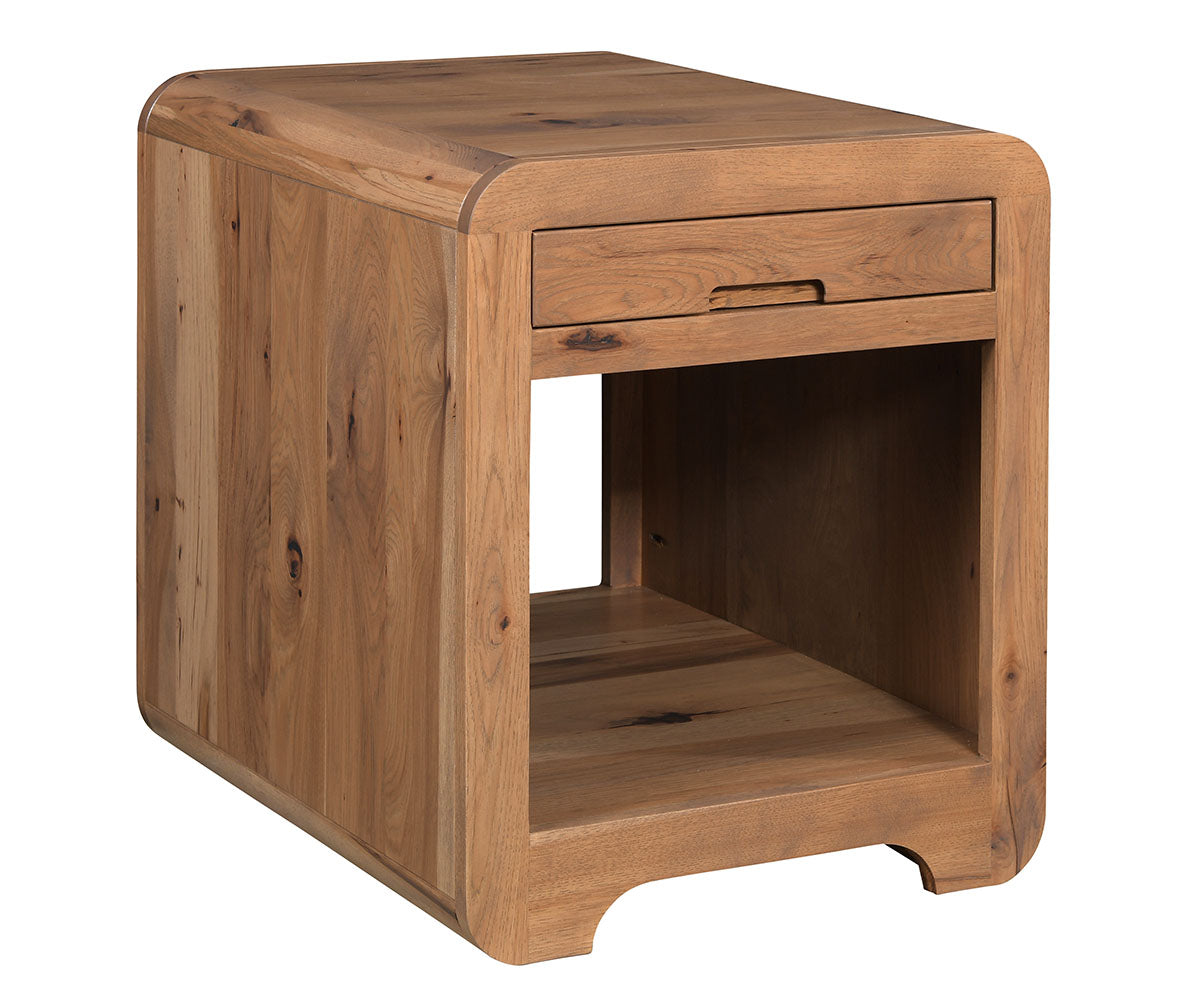 Modern Europa End Table - Stylish Nightstand for Bedroom, Living Room & Office - Perfect for Lamps, Books & Decor