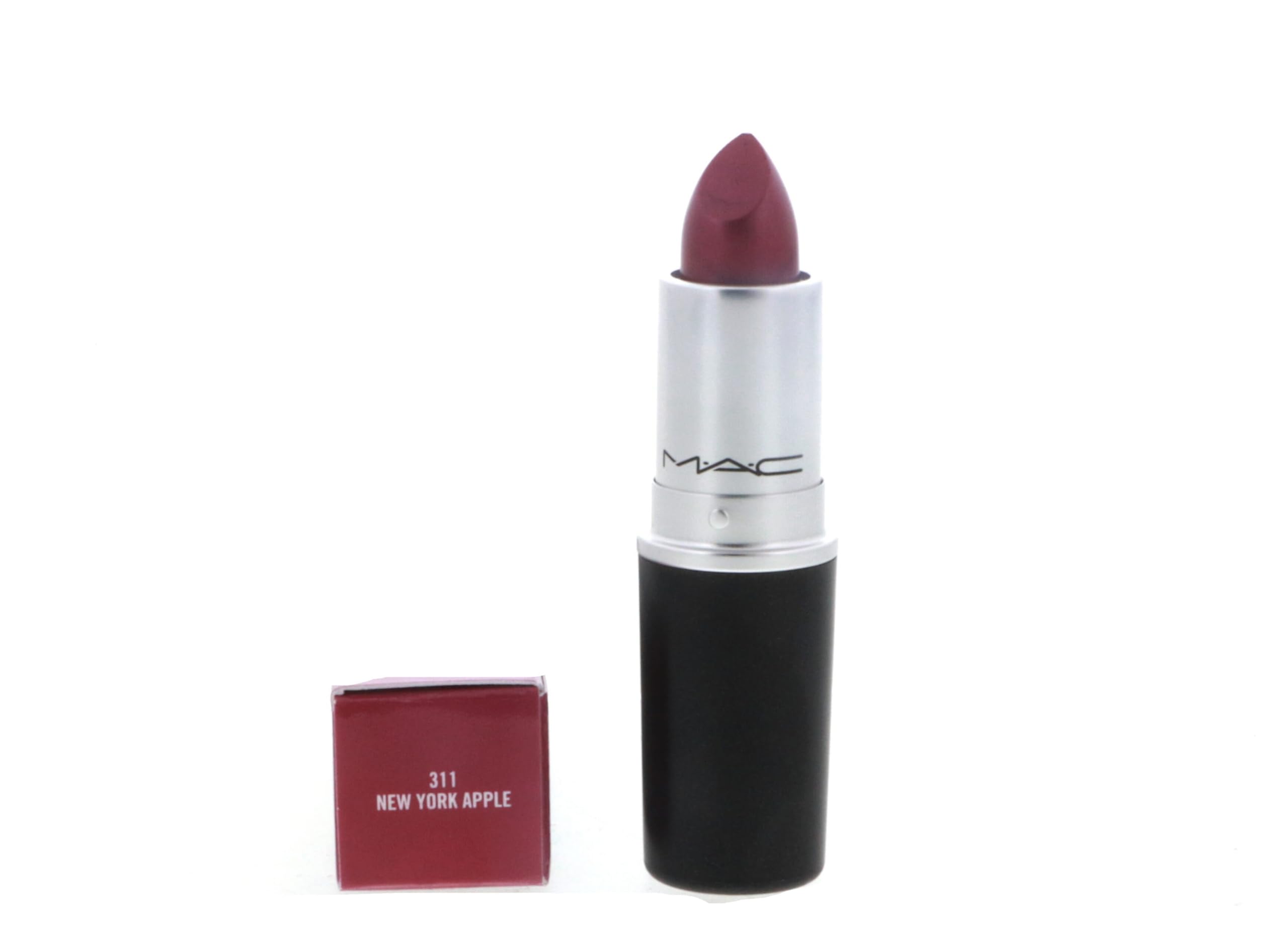MAC Lipstick - No. 417 New York Apple (3g/0.1oz) | Moisturizing Lip Care for All-Day Wear | Perfect for Everyday Use, Work & Special Occasions