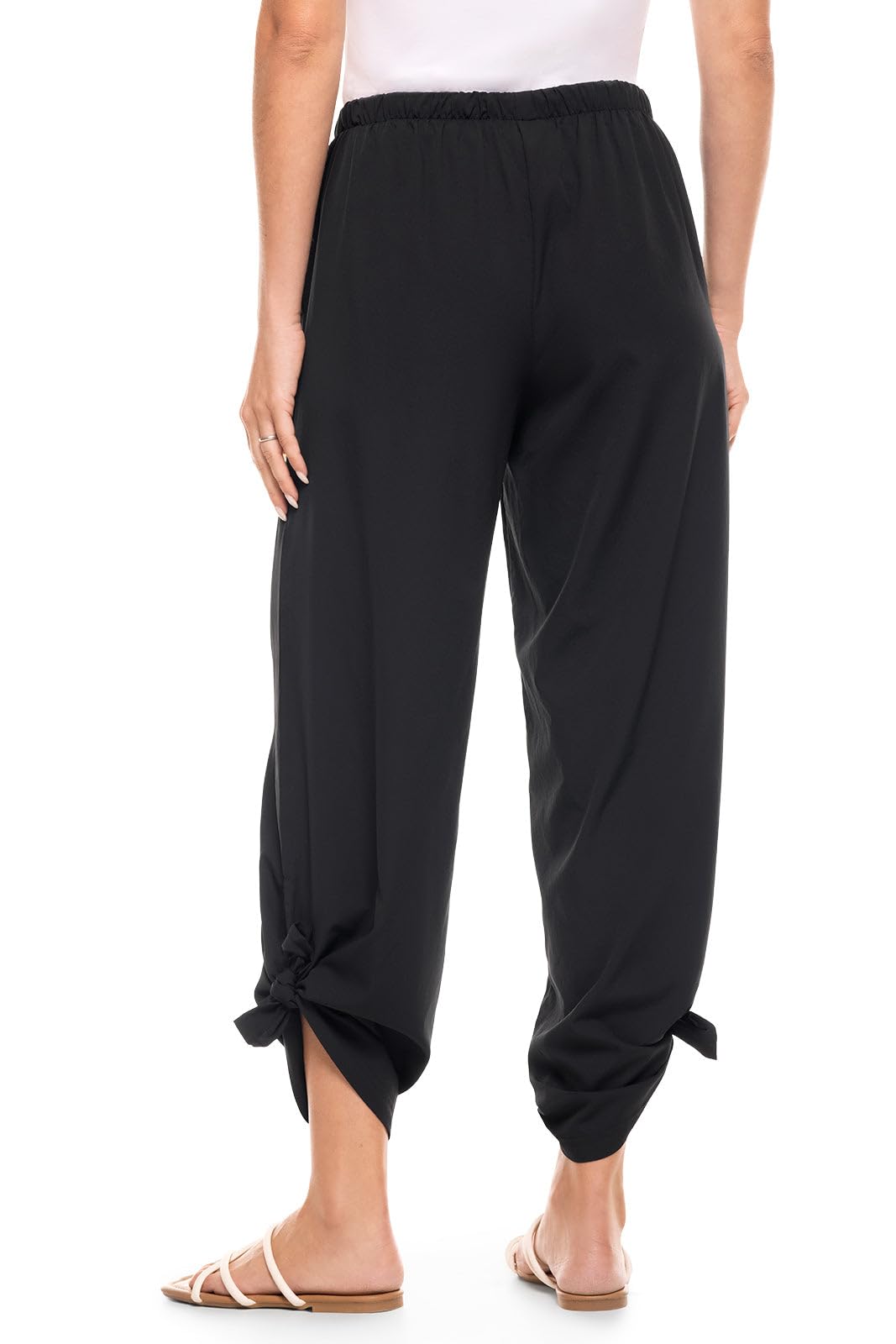 Coolibar UPF 50+ Women's Sun Protective Wide Leg Pants - Lightweight Breathable Travel & Beach Cover-Up for Summer Outdoor Activities