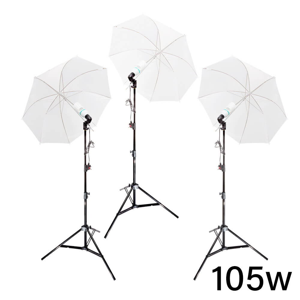 UNILiTE E27 Continuous Lighting Three Head Kit - Professional Studio Light for Photography & Videography - Perfect for YouTube, TikTok, and Product Shoots