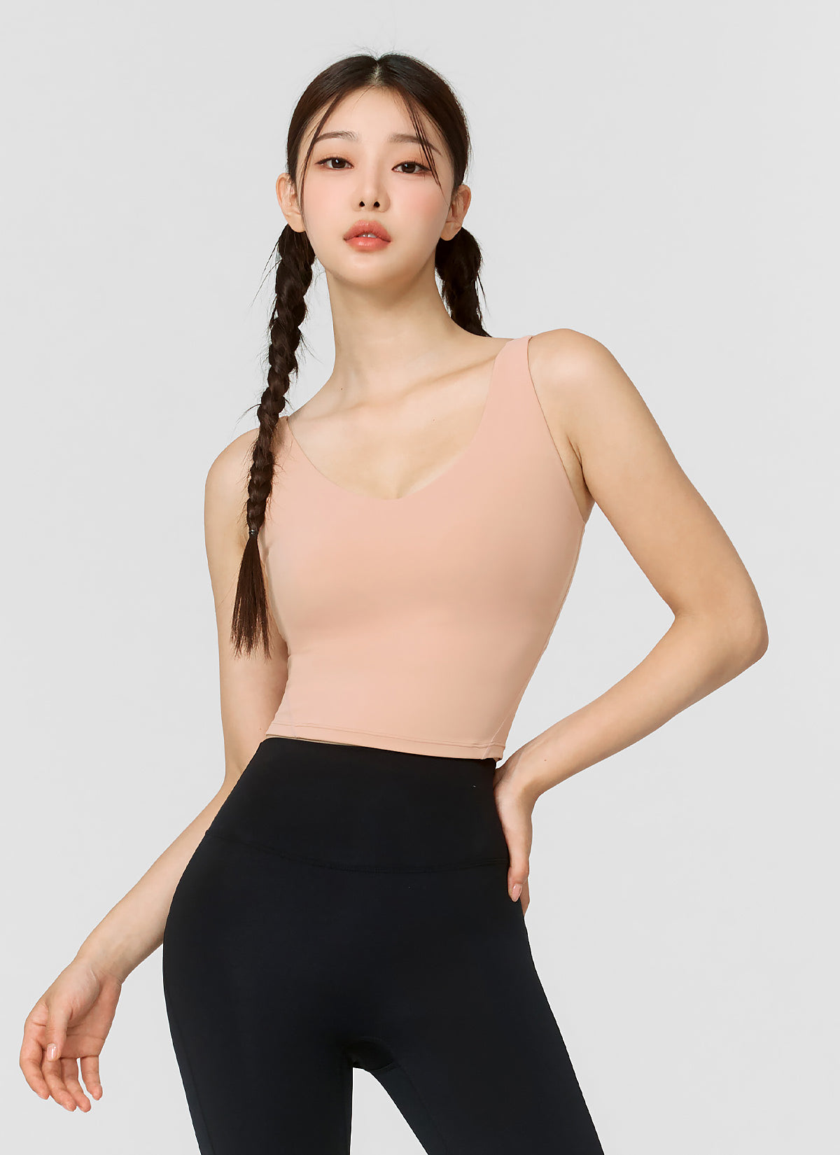Black Label Signature V-Neck Crop Top for Women - Sexy & Stylish Summer Fashion - Perfect for Parties, Dates & Casual Outfits