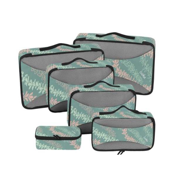 Premium Packing Cubes for Travel - Groovy Pua Melia Set - Organize Luggage & Suitcase - Perfect for Business Trips, Vacations & Weekend Getaways