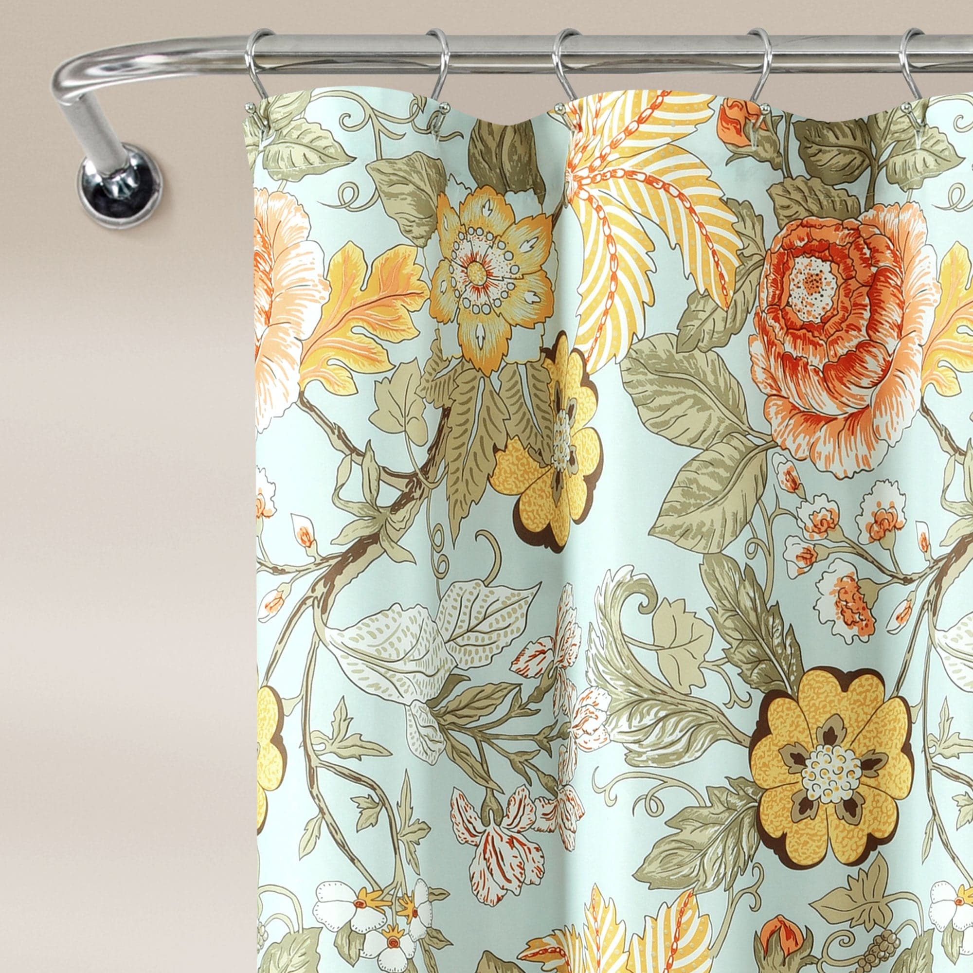 Stylish Sydney Shower Curtain - Waterproof Bathroom Decor with Hooks - Perfect for Modern Homes & Apartments