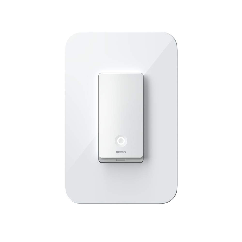 WeMo Smart Light Switch 2nd Generation - WiFi Enabled, Works with Alexa & Google Home - Perfect for Home Automation & Smart Lighting Control