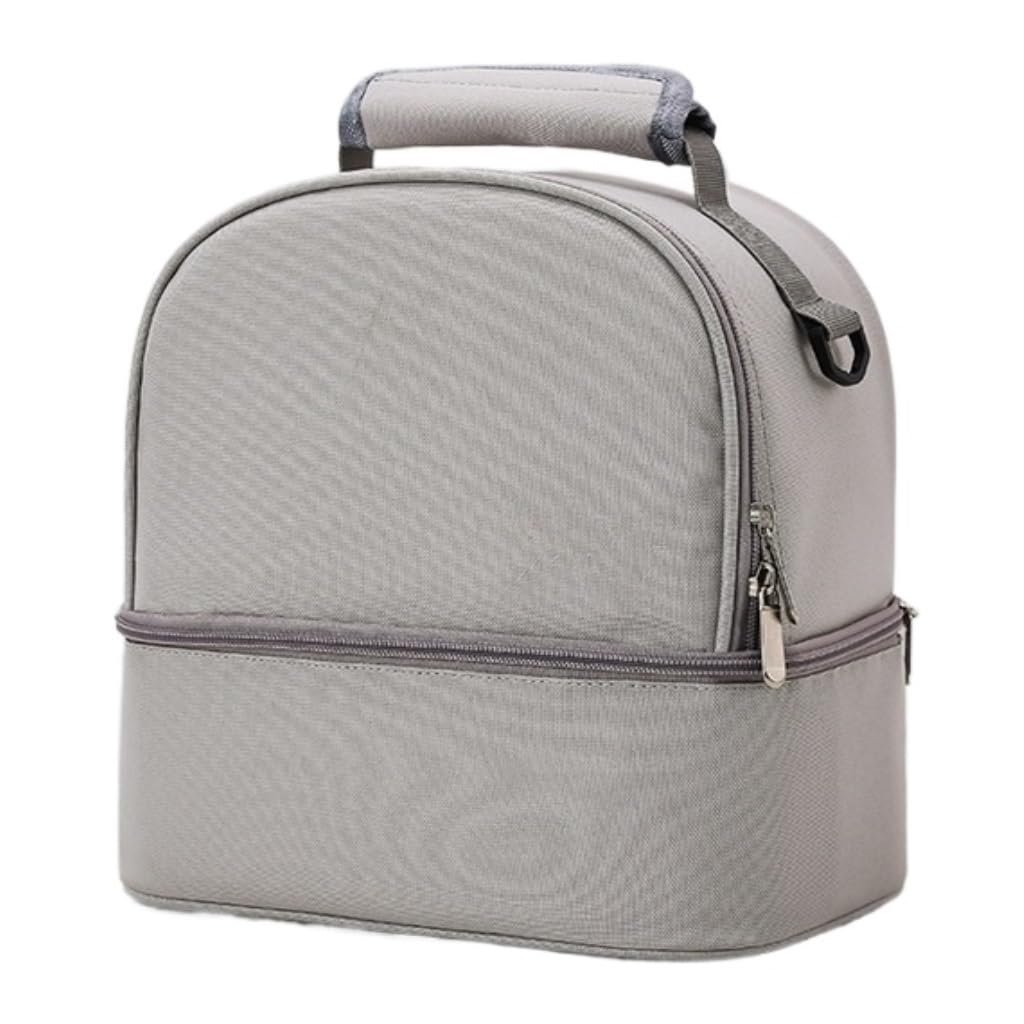 **Waterproof Diaper Backpack for Moms - Large Insulated Breastfeeding Bag with Multiple Pockets, Portable Baby Changing & Nursing Organizer (Gray) - Perfect for Travel, Daycare & On-the-Go Parenting**