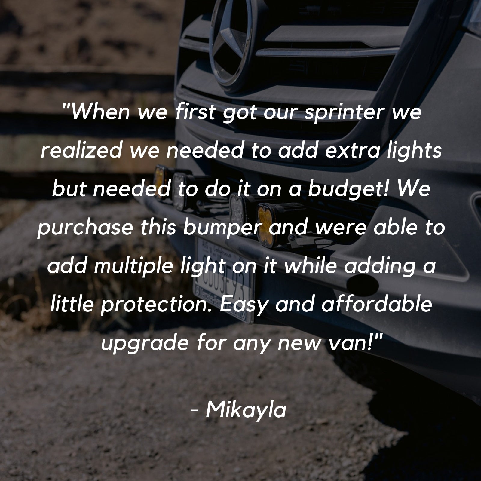 Sprinter Defender Bumper - Heavy Duty Front Bumper for Mercedes Sprinter & Defender - Off-Road Protection for Adventure & Work Trucks - Perfect for Camping, Towing & Outdoor Exploration