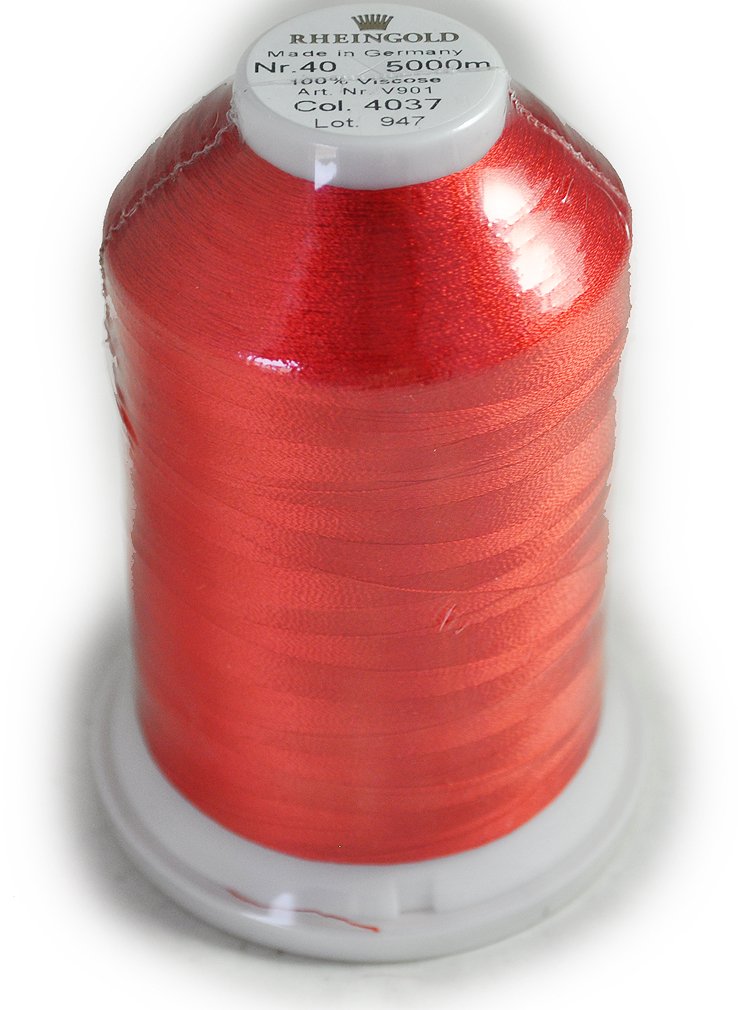Madeira Rayon Thread 4037 Light Red (901404037) - Premium Embroidery Thread for Sewing, Quilting, and Crafting Projects