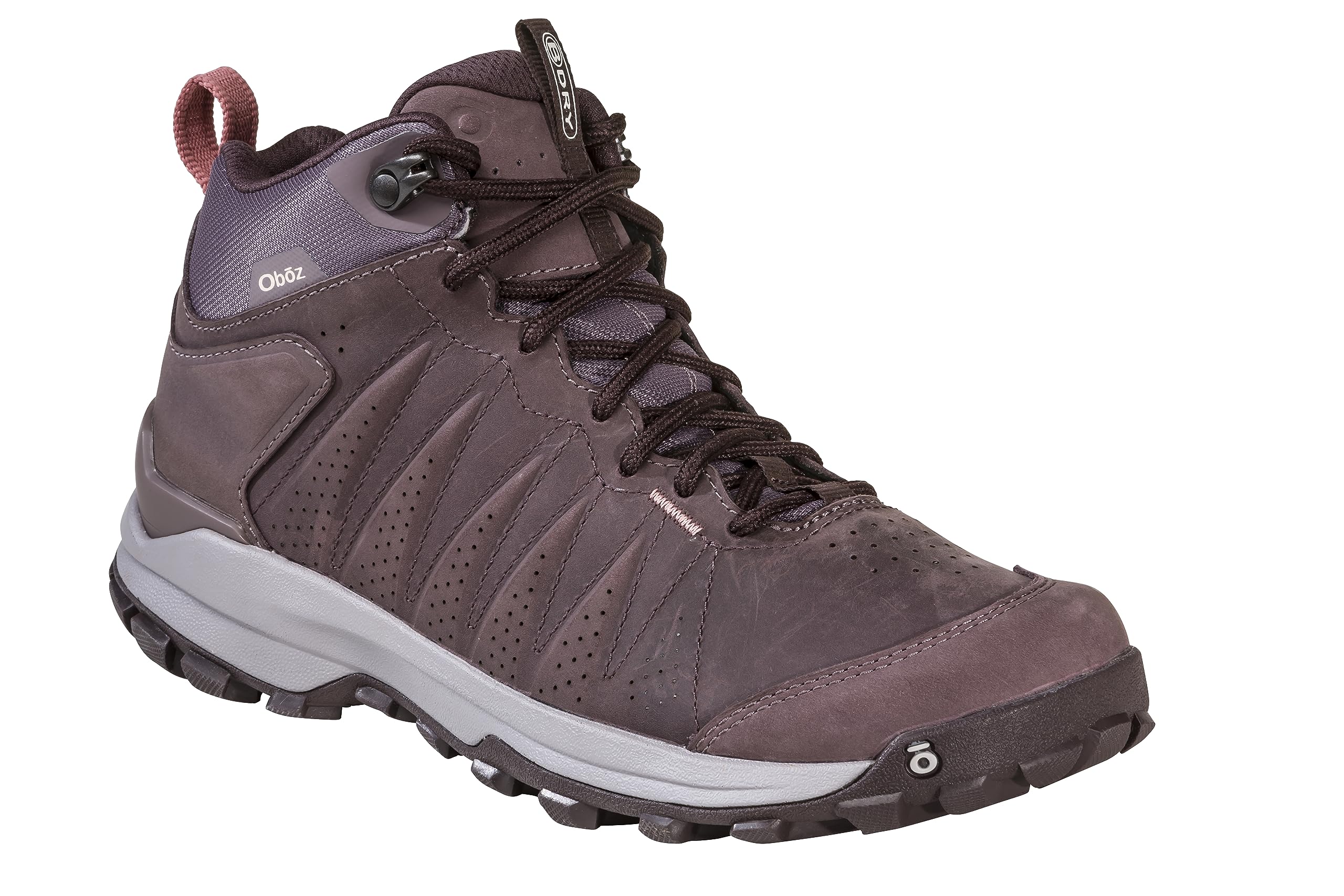 Oboz Sypes Mid Leather B-Dry Waterproof Women's Hiking Boots for Outdoor Adventures - Trail Walking, Backpacking & Camping - SS23 Collection
