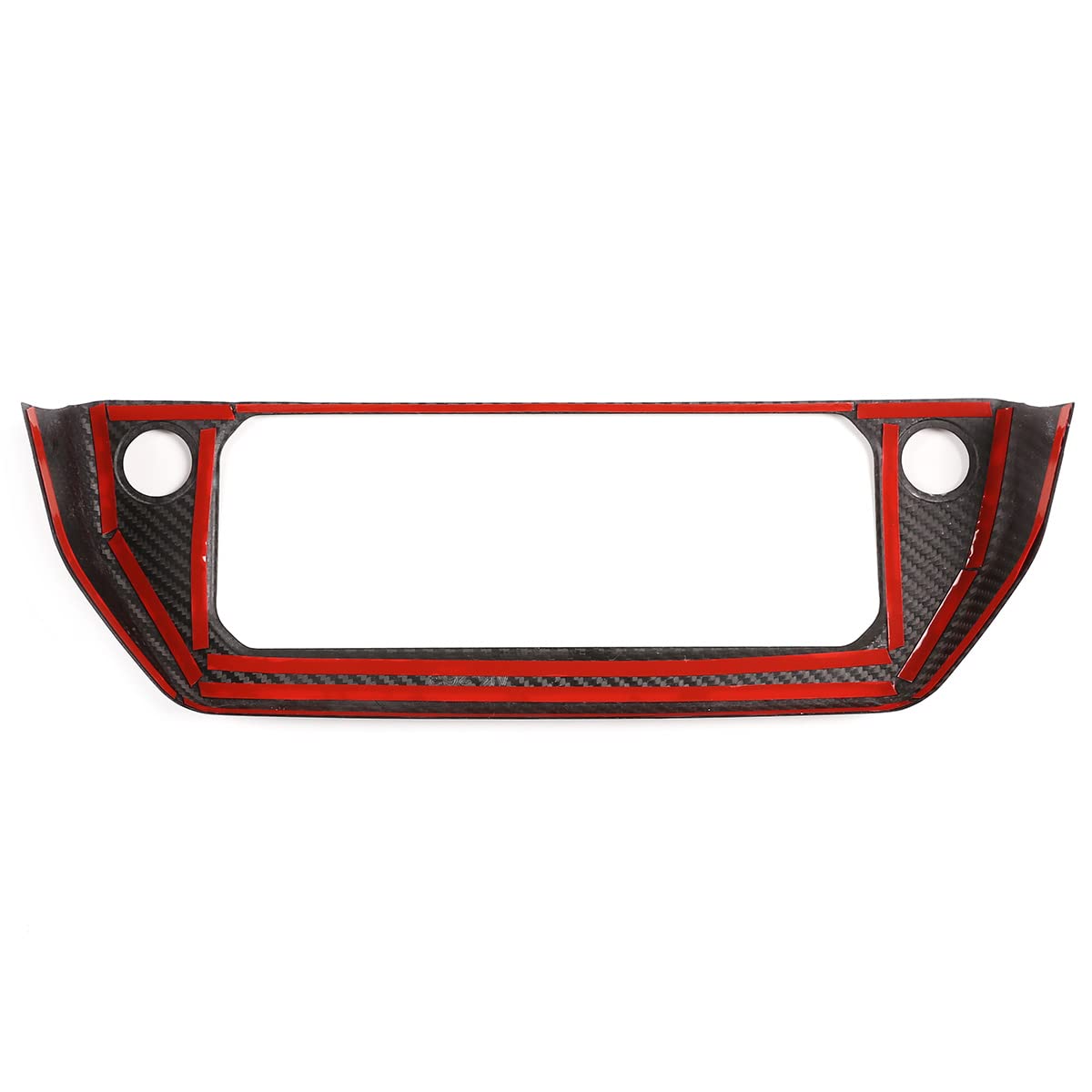 Land Rover Defender 110 2020-2021 Center AC Mode Button Frame Cover - Genuine Carbon Fiber Interior Trim | Upgrade Your Car's Dashboard Style for Off-Road Adventures & Luxury Driving Experience
