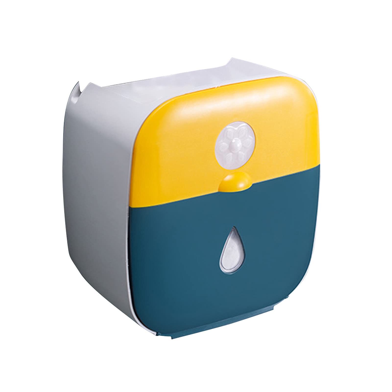 Ayyufe Wall Mounted Bathroom Tissue Storage Organizer - Self Adhesive, Waterproof, USB Powered Space Saving Paper Holder | Perfect for Bathroom, Kitchen, RV & Small Space Organization