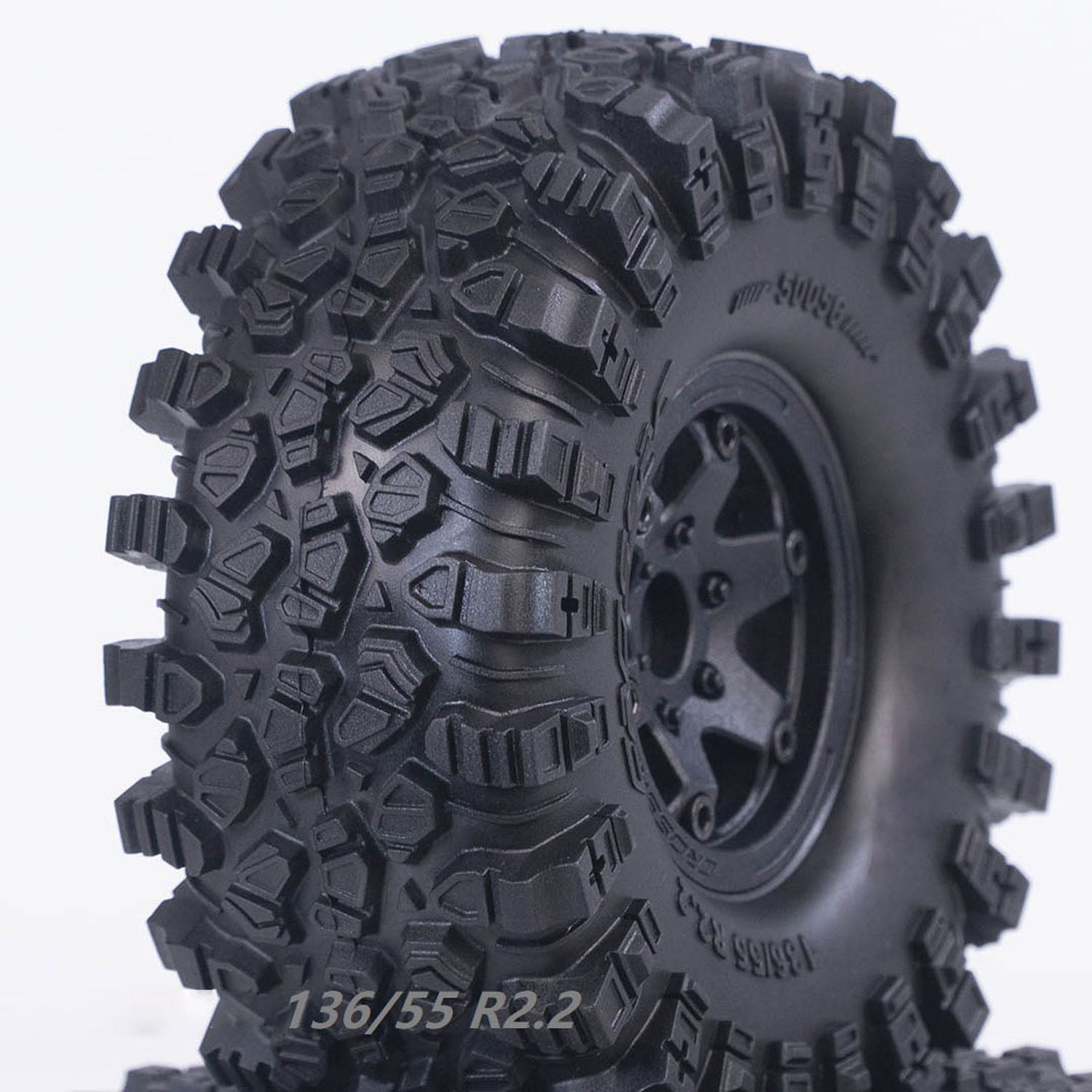 EMO X2 CROSSRC 1/8 Scale RC Rock Crawler - 4WD Off-Road Remote Control Car with 25T Brushed Motor & Hobbywing ESC | Waterproof, LED Lights | Perfect for Trail Crawling, Backyard Adventures & RC Hobbyists