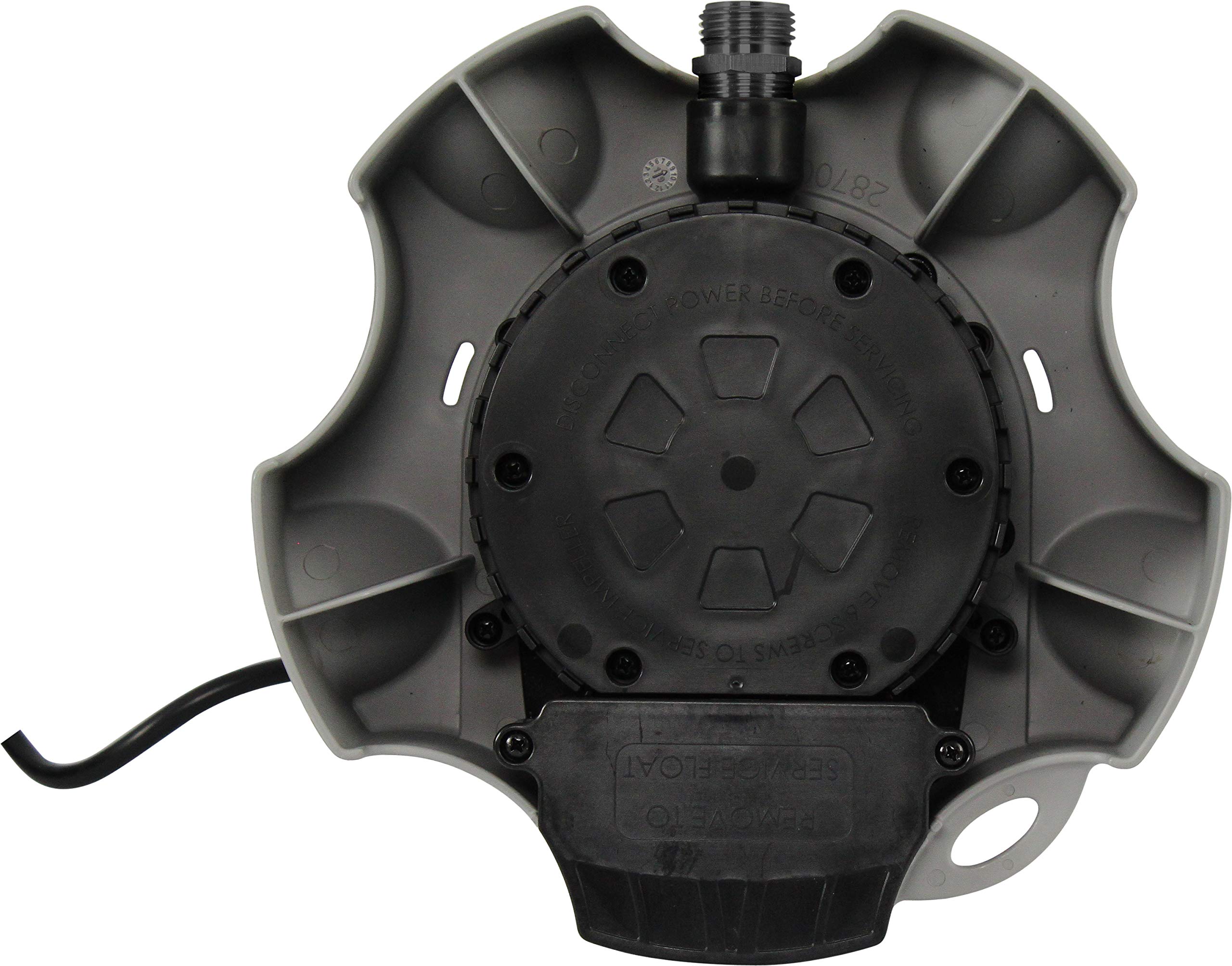 Wayne WPCP250 57735-WYN1 1/4 HP Automatic Pool Cover Pump with Magnetic Float Switch & 25ft Cord - Gray | Submersible Water Removal for Inground/Above Ground Pools, Spas & Flooded Areas