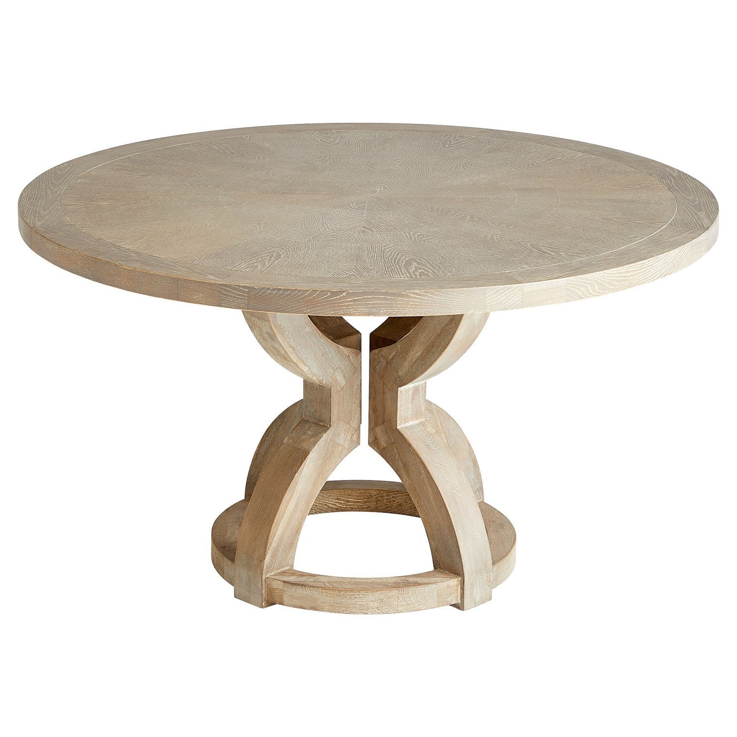 Cyan Design 11570 Zeno Dining Table - Washed Oak Finish - Modern Farmhouse Style Dining Room Table for Kitchen & Dining Area