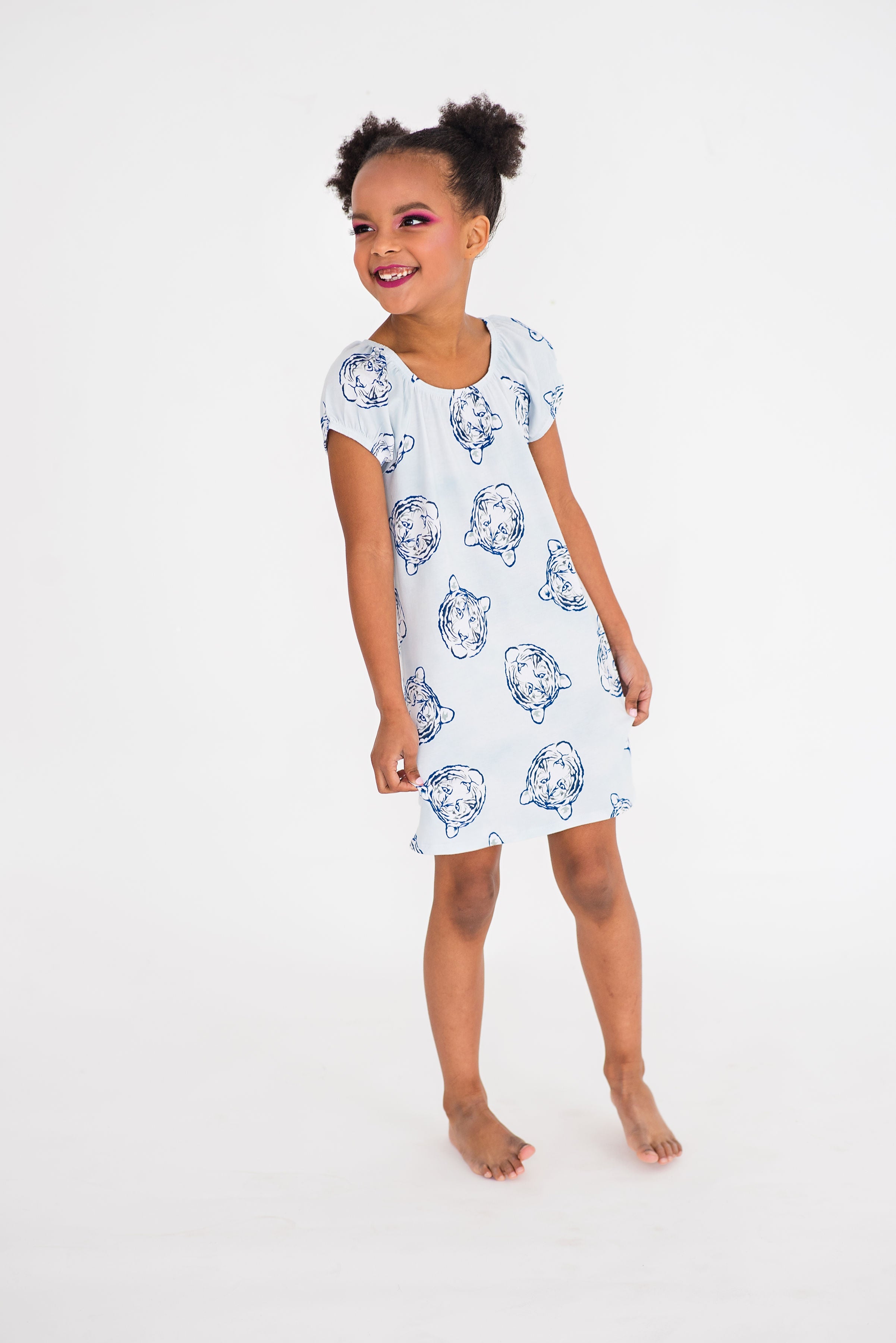 Tiger Remi Dress - Stylish Women's Floral Print Summer Dress for Casual Outings & Beach Vacations