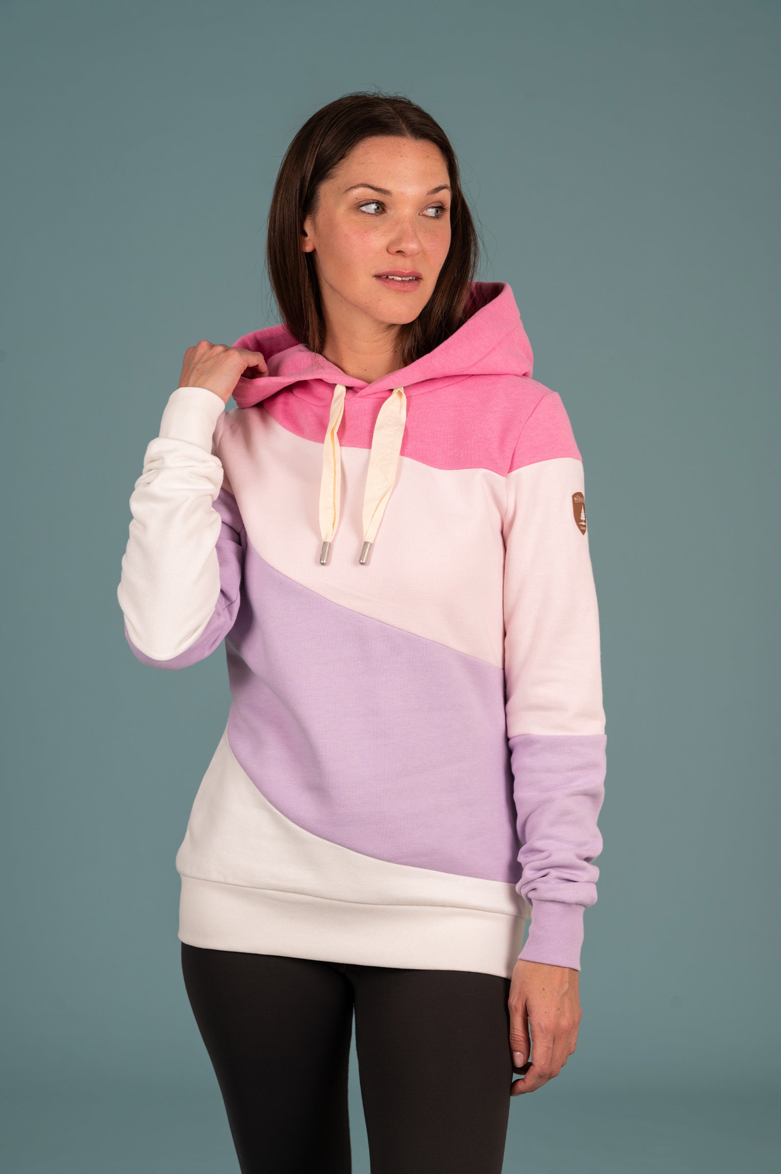 Stylish Solo Colorblock Hoodie in Orchid Mix - Perfect for Casual Outfits, Streetwear & Everyday Comfort