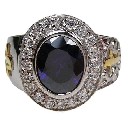 Amethyst Sterling Silver Bishop Ring for Women – Elegant Purple Gemstone Jewelry for Gifts, Weddings & Special Occasions